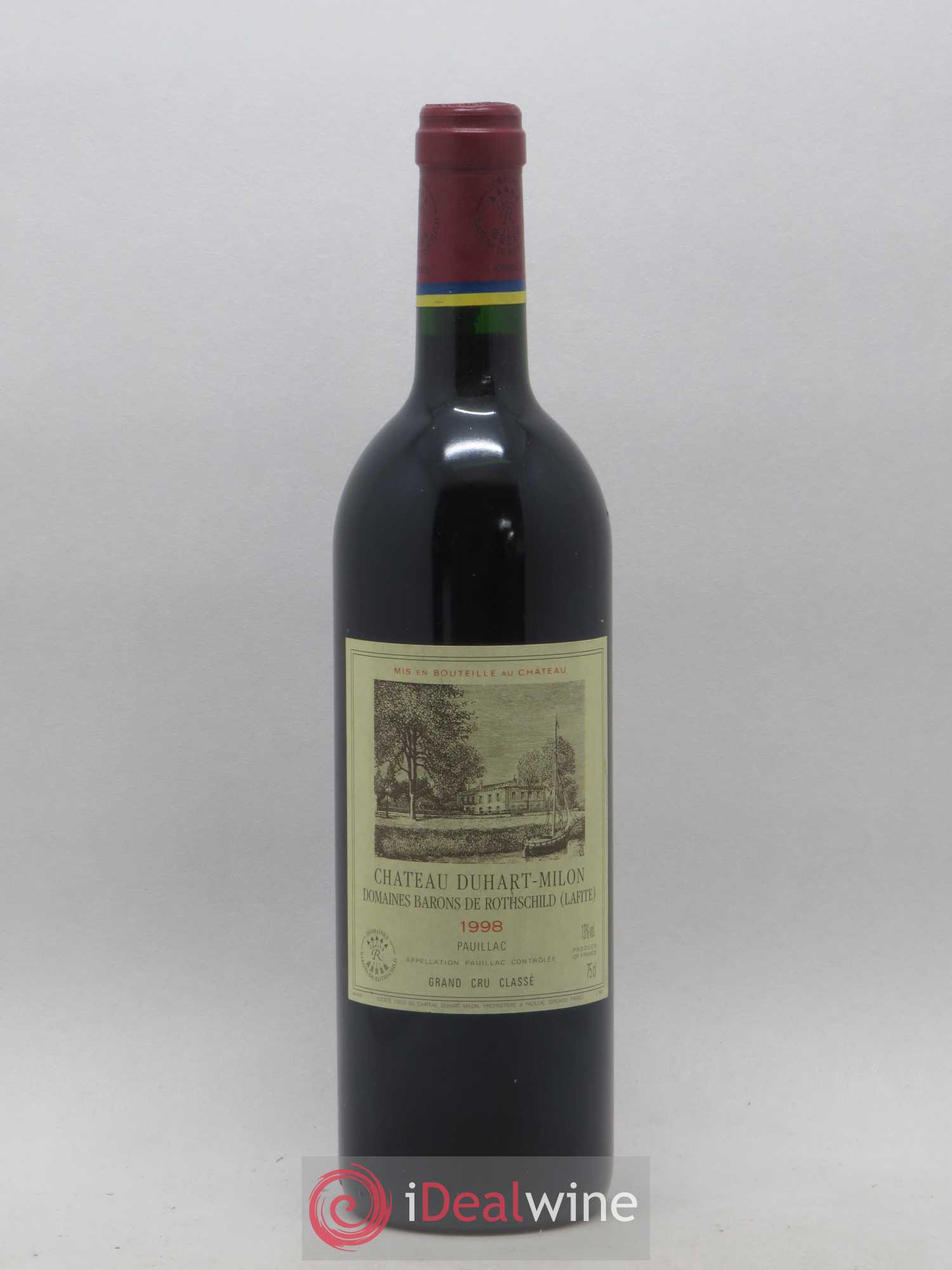Château Duhart-Milon 4ème Grand Cru Classé 1998 - Lot de 1 bouteille - 0