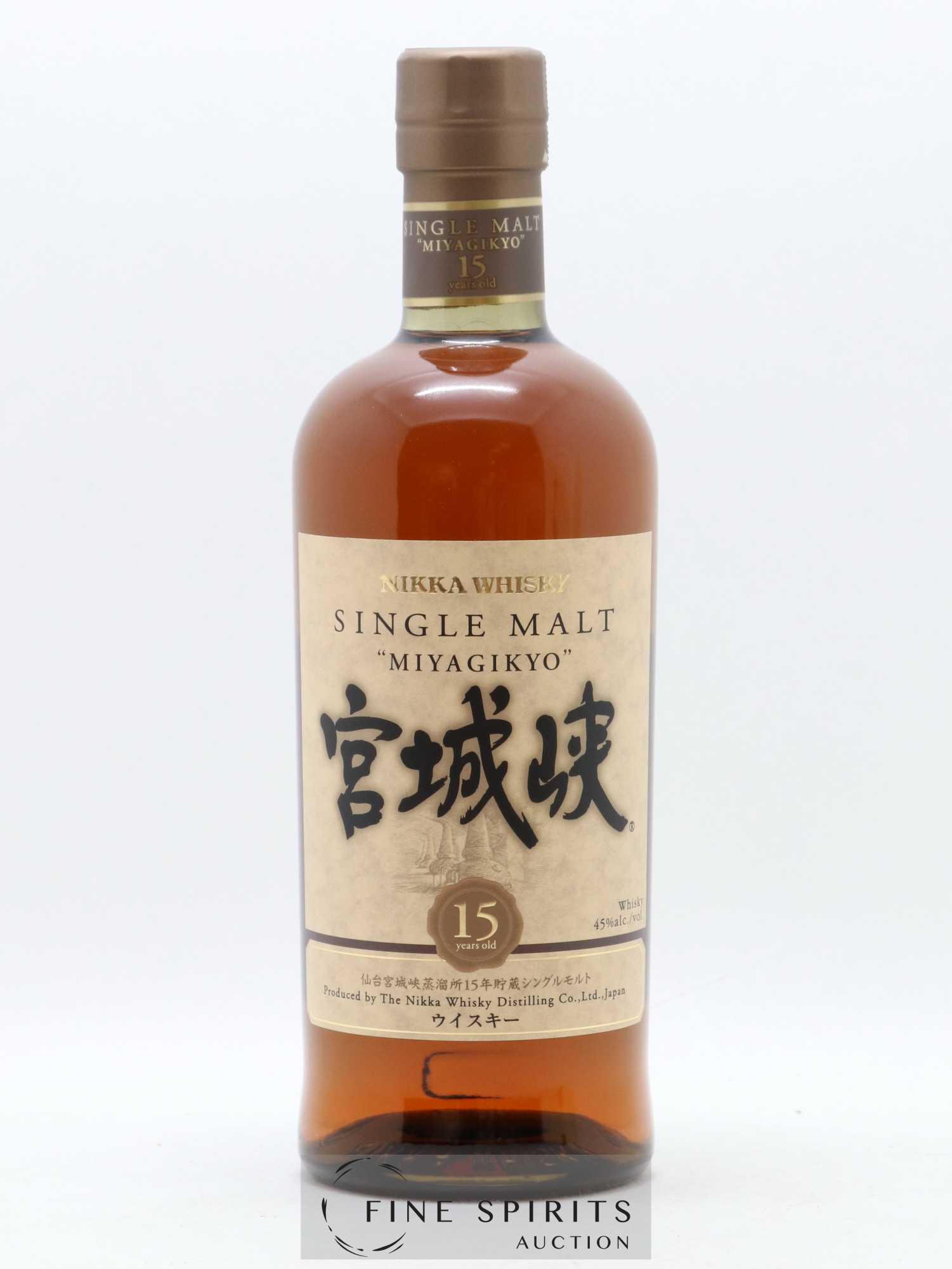 Miyagikyo 15 years Of. Nikka Whisky - Lot de 1 bouteille - 1