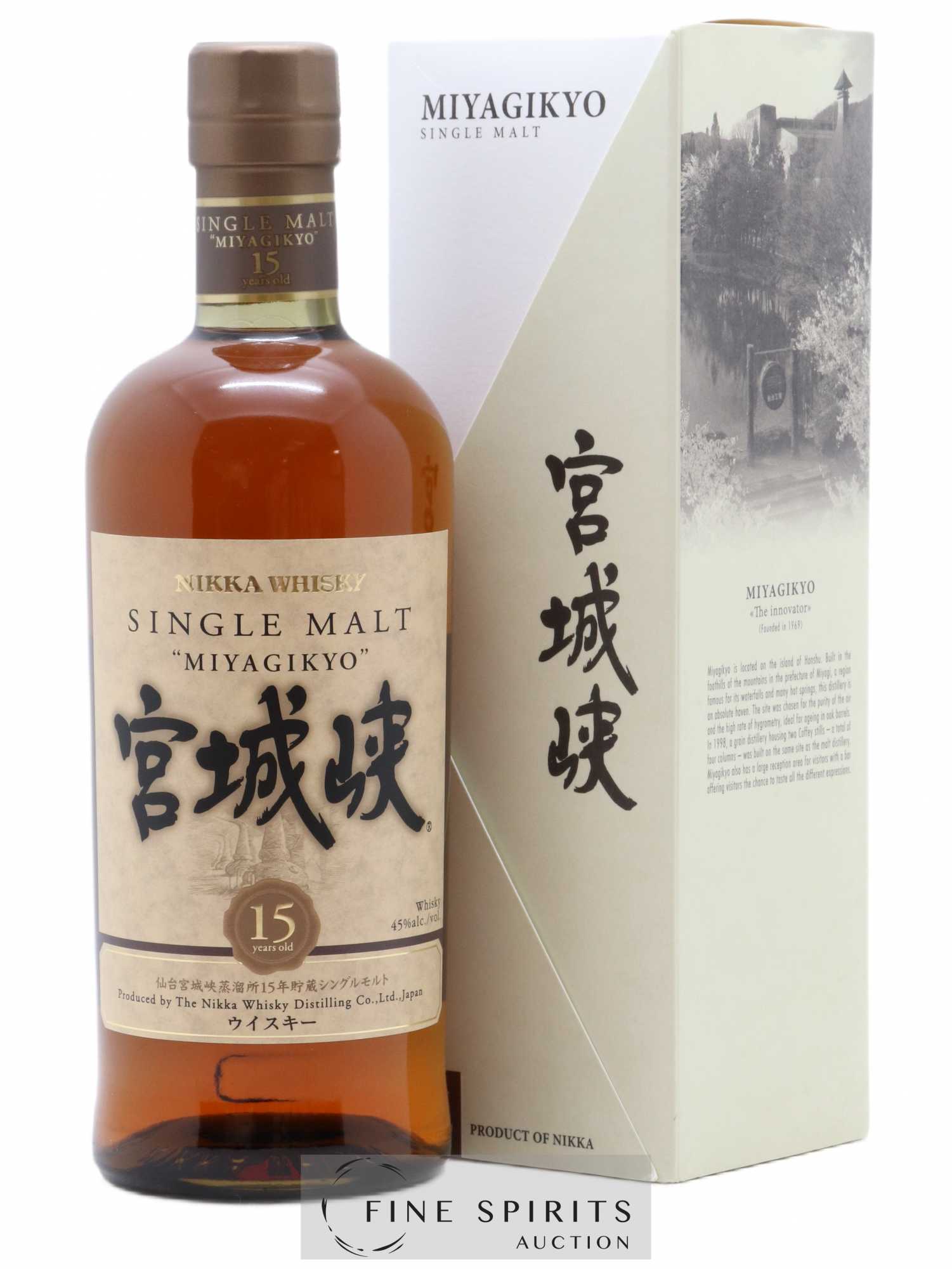 Miyagikyo 15 years Of. Nikka Whisky - Lot de 1 bouteille - 0