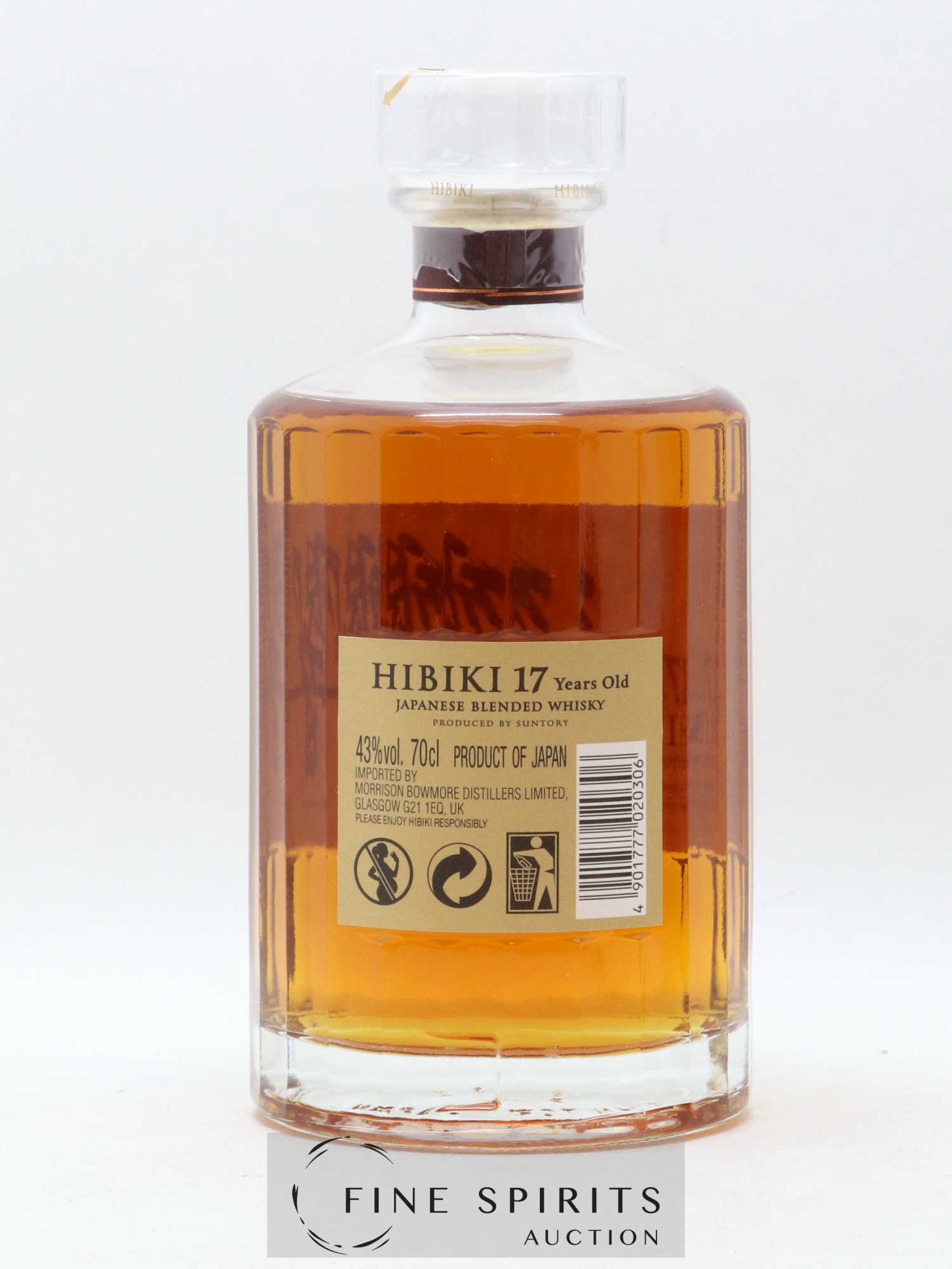 Hibiki 17 years Of. Suntory - Lot de 1 bouteille - 2