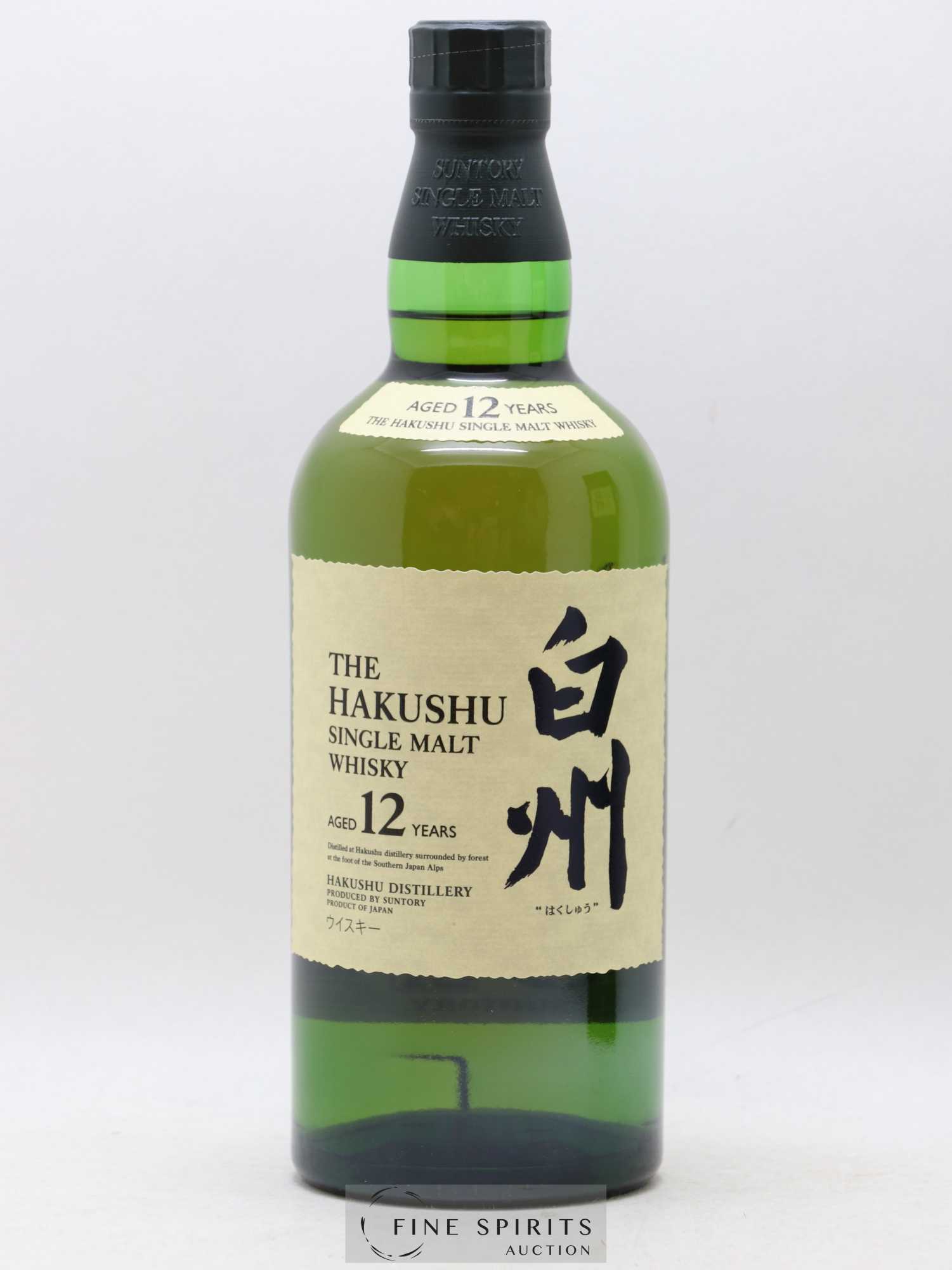 Hakushu 12 years Of. Suntory - Posten von 1 Flasche - 1