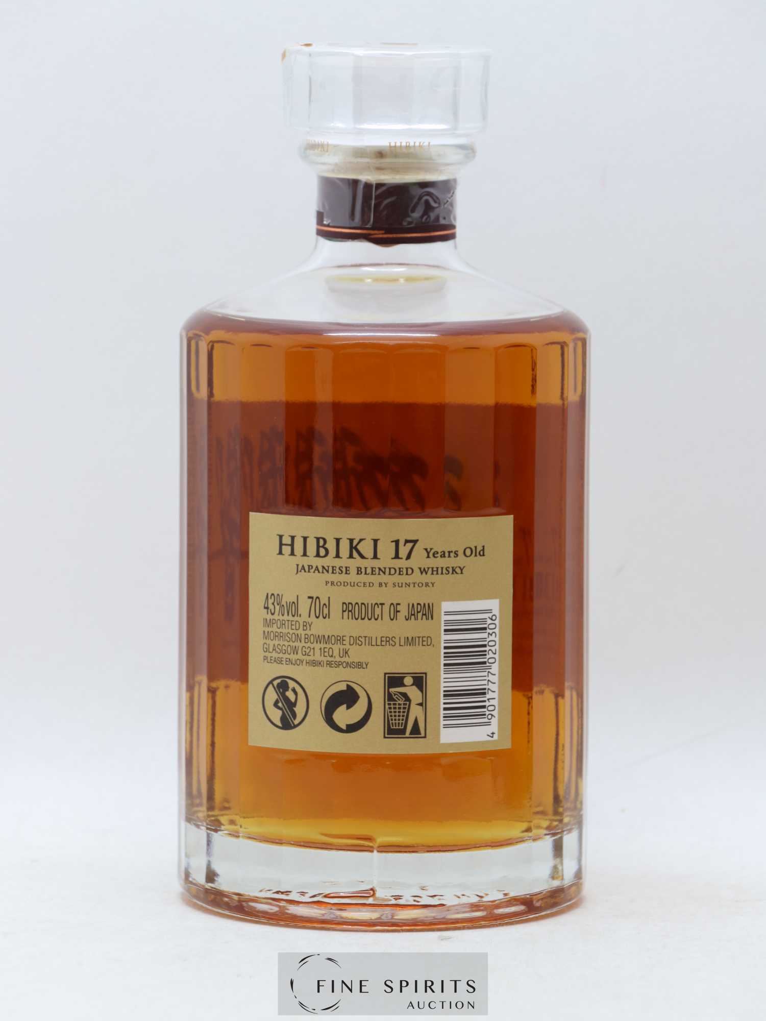 Hibiki 17 years Of. Suntory - Lot de 1 bouteille - 2