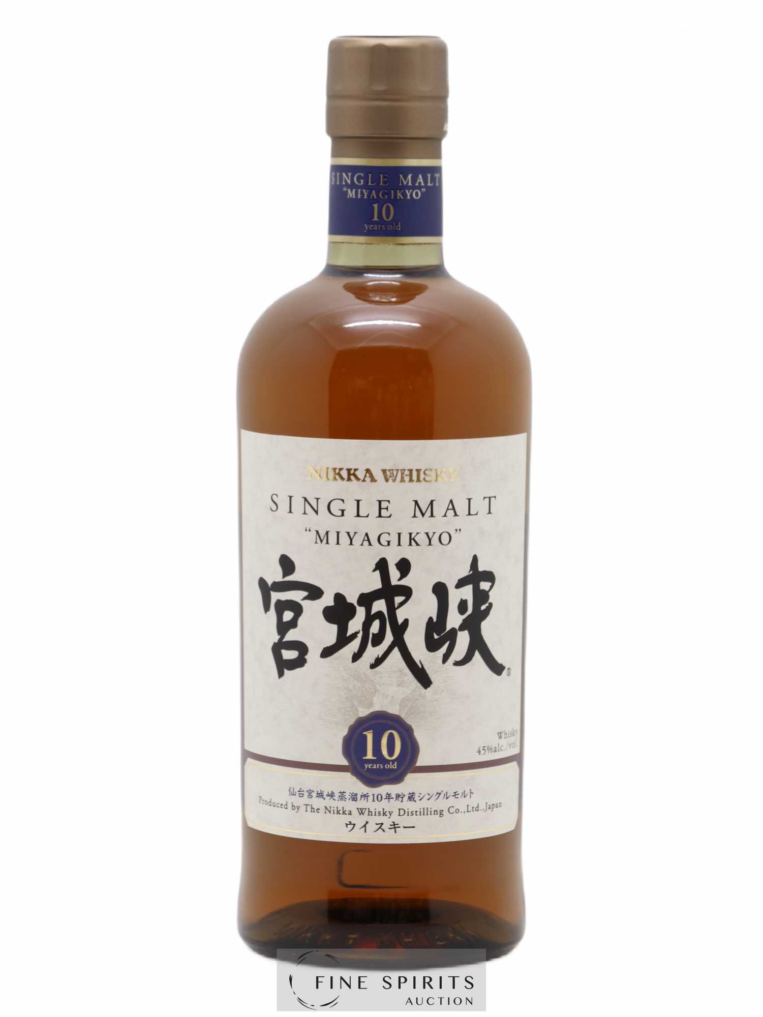 Miyagikyo 10 years Of. Nikka Whisky - Lot de 1 bouteille - 0