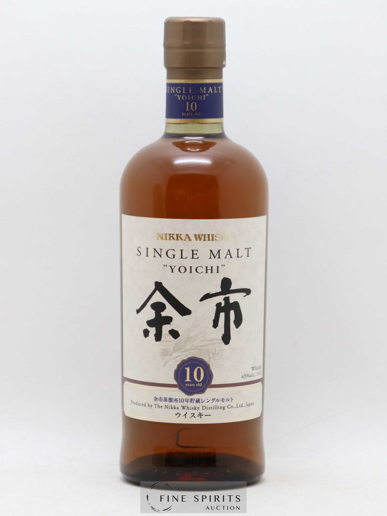 Yoichi 10 years Of. Nikka Whisky LMDW Import - Lot de 1 bouteille - 1