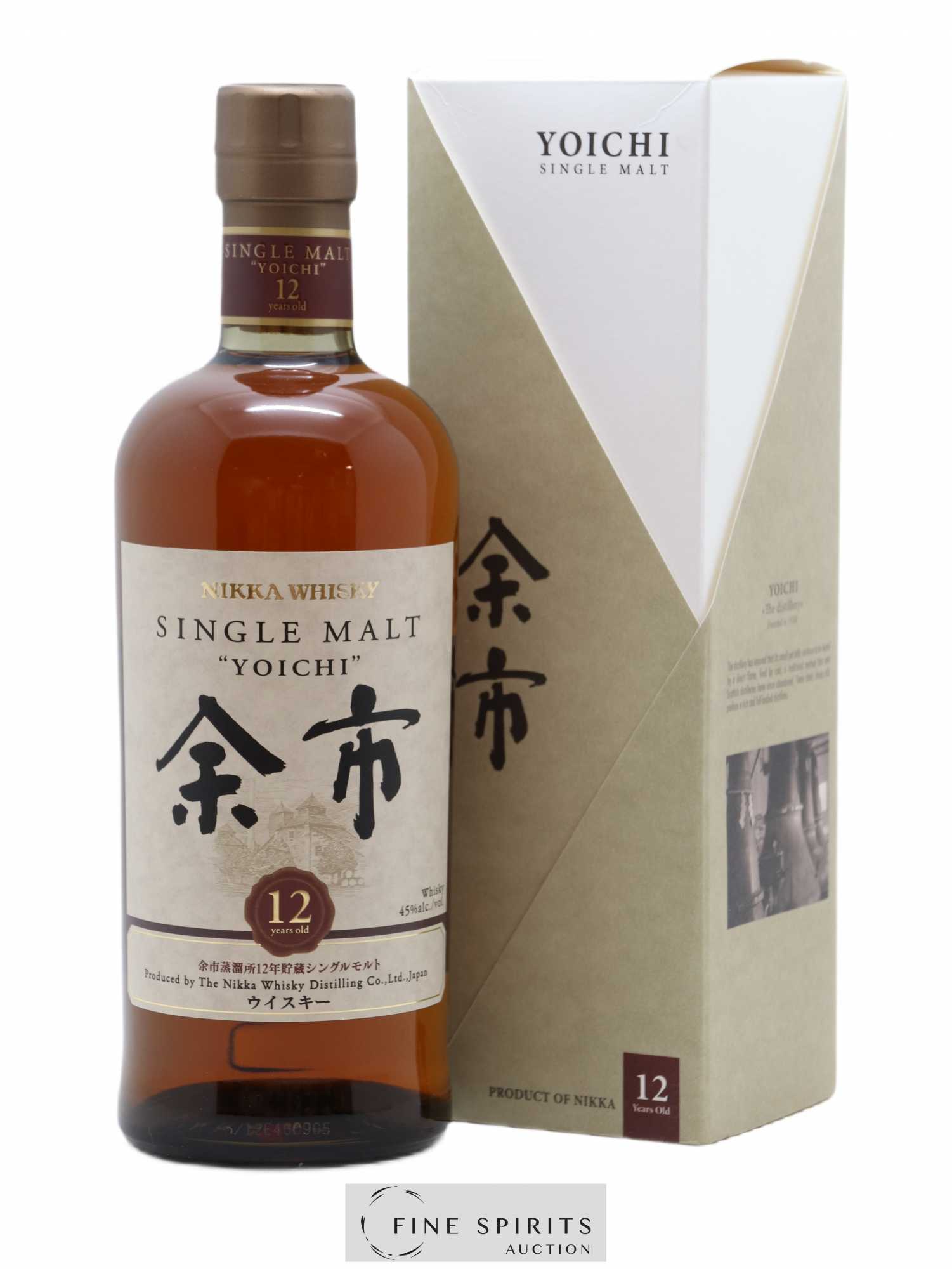 Yoichi 12 years Of. Nikka Whisky - Lot de 1 bouteille - 0