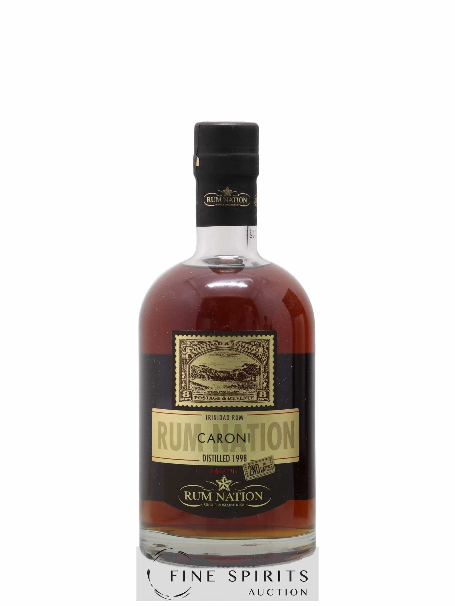 Caroni 1998 Rossi & Rossi 2nd Batch - One of 4580 - Release 2014 Rum Nation - Lot of 1 bottle - 1
