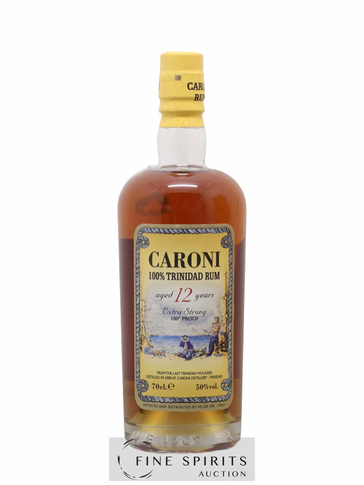 Caroni 12 years 2000 Velier 100° Proof bottled 2012 Extra Strong - Lot de 1 bouteille - 1