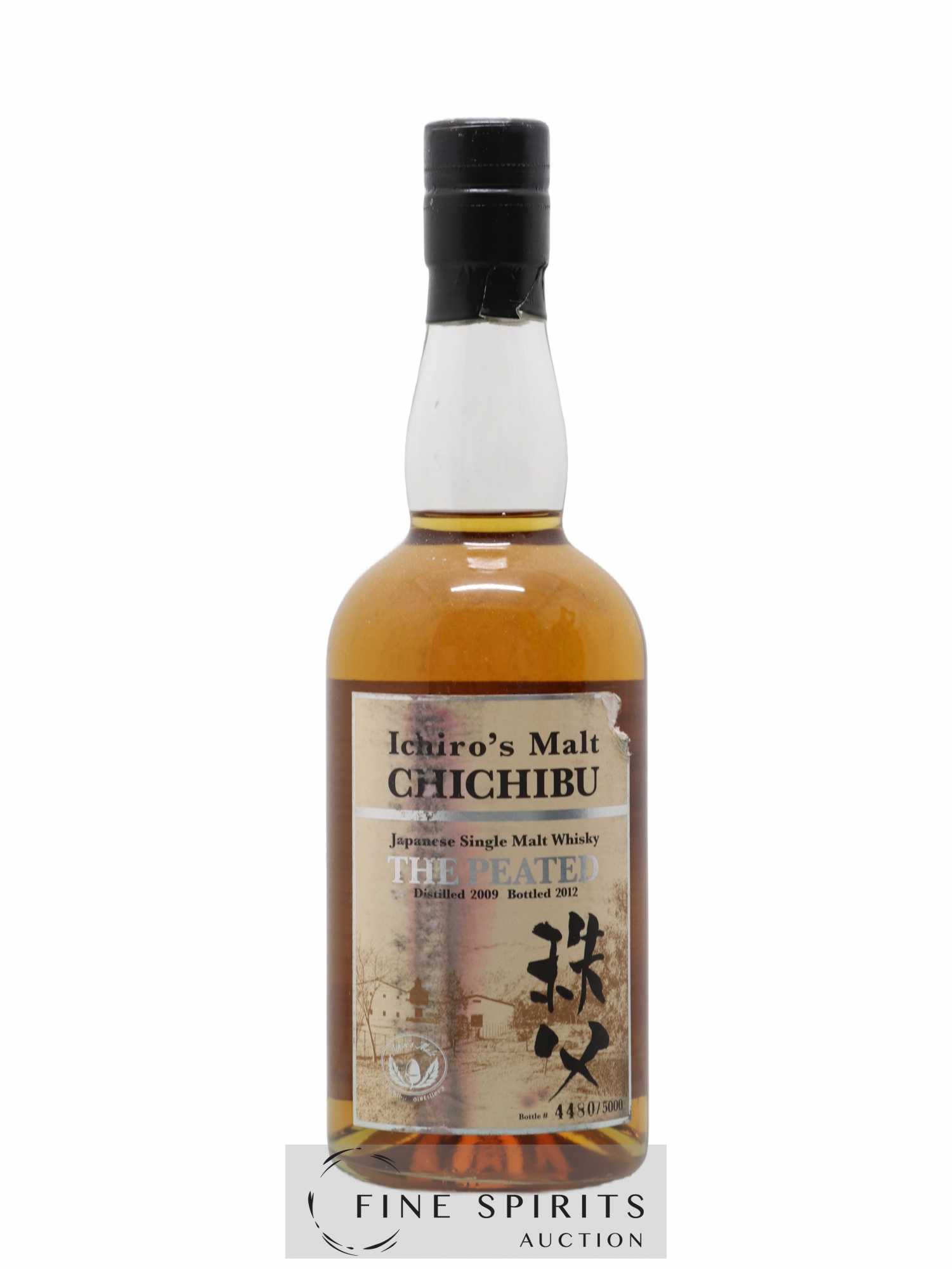 Chichibu 2009 Of. The Peated One of 5000 - bottled 2012 Ichiro's Malt - Lot of 1 bottle - 0