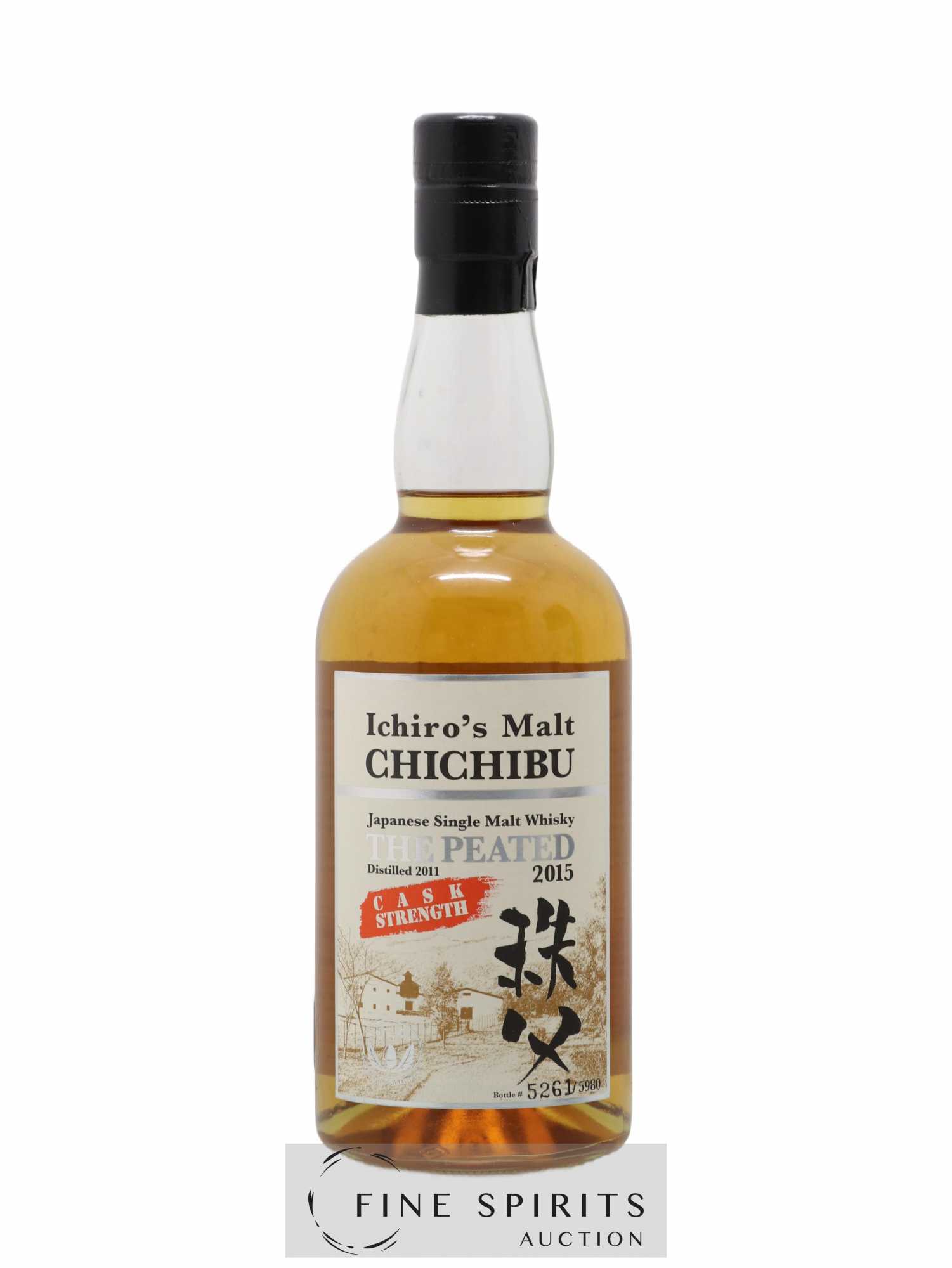 Chichibu 2011 Of. The Peated Cask Strength 2015 Release - One of 5980 bottles Ichiro's Malt - Lot de 1 bouteille - 1