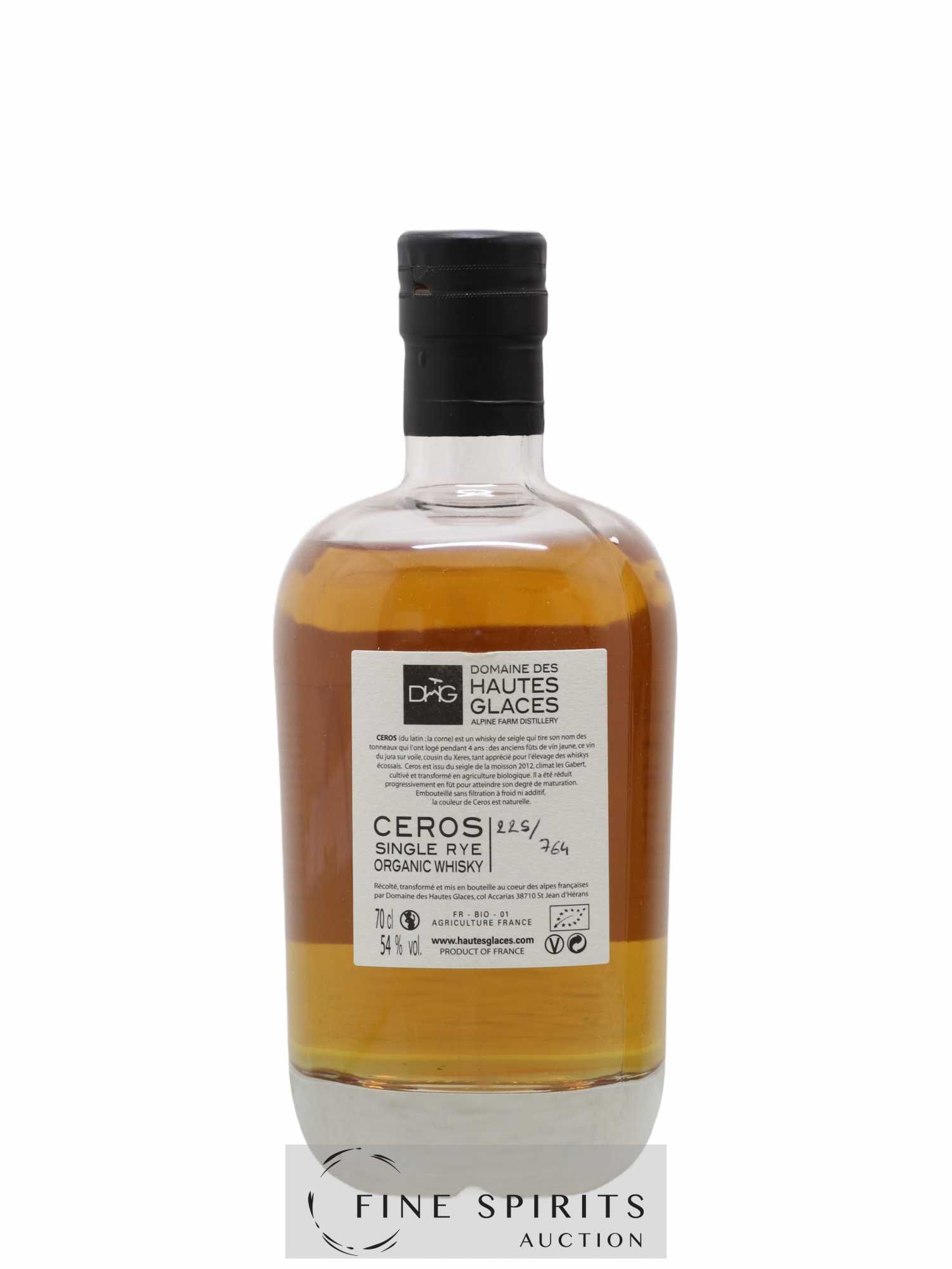 Domaine des Hautes Glaces 4 years 2012 Of. Ceros One of 764 - Lot de 1 bouteille - 2