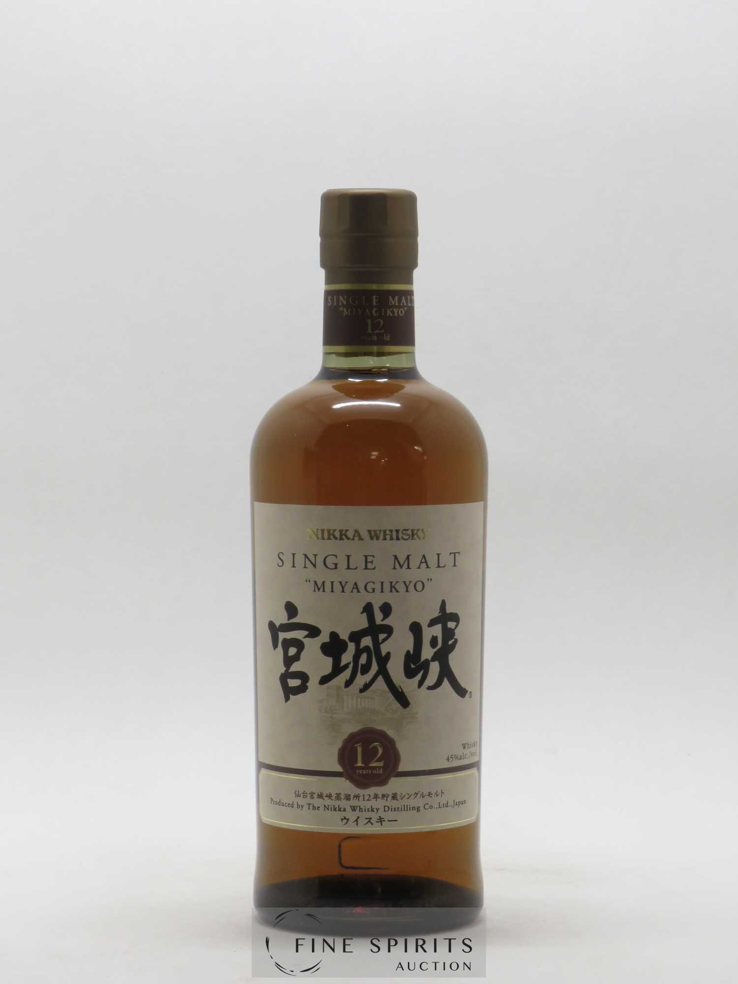 Miyagikyo 12 years Of. Nikka Whisky - Lot de 1 bouteille - 1