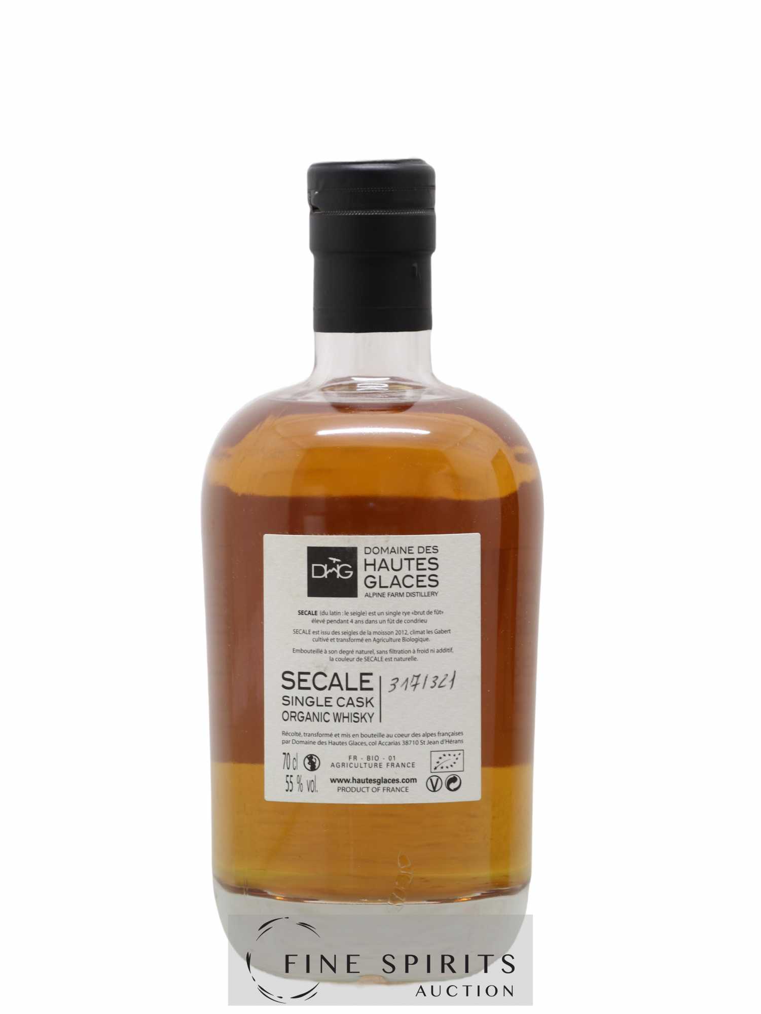 Domaine des Hautes Glaces 4 years 2012 Of. Secale One of 321 - Lot de 1 bouteille - 2