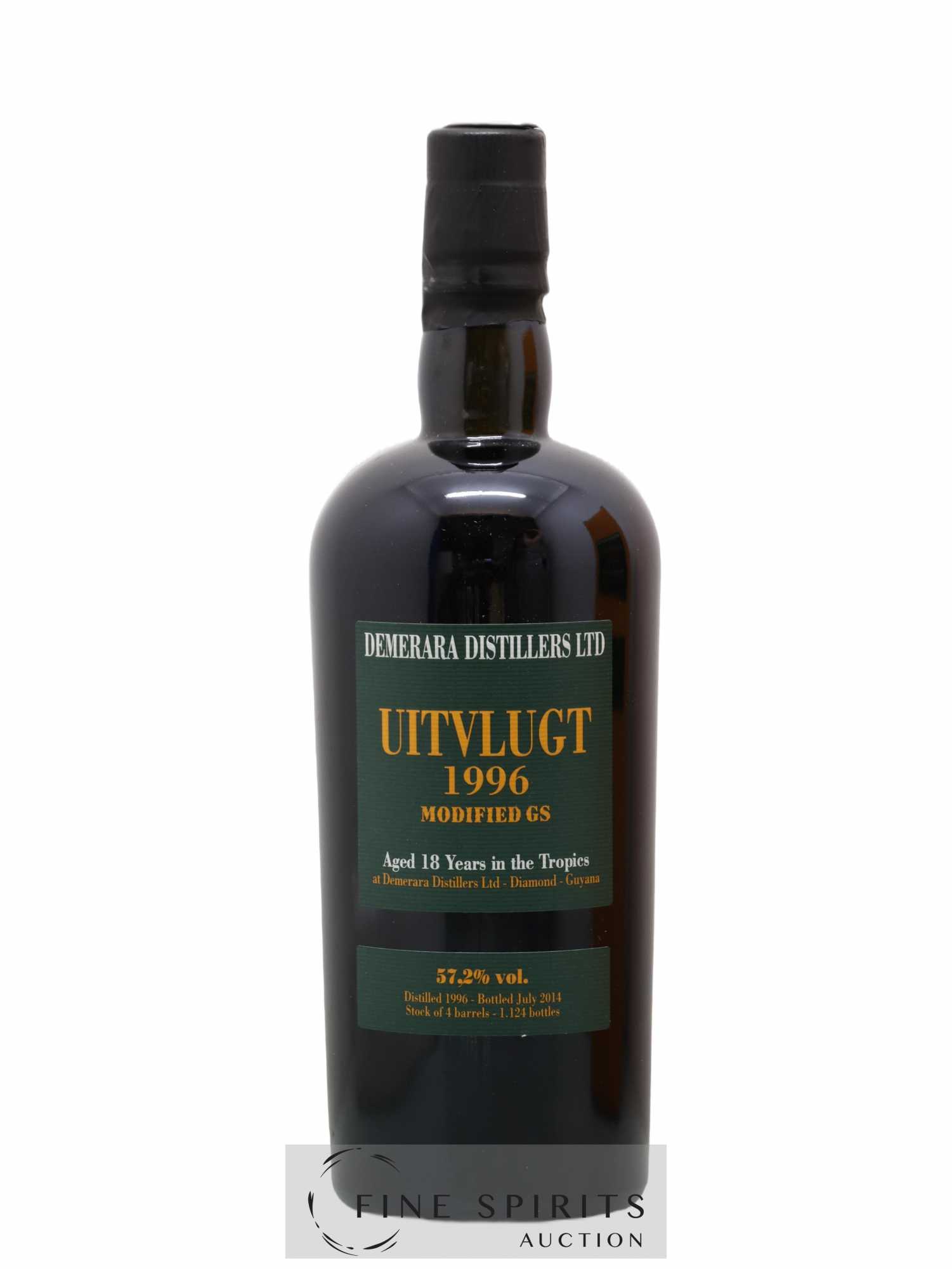 Uitvlugt 18 years 1996 Velier Modified GS One of 1124 - bottled 2014 - Lot of 1 bottle - 1
