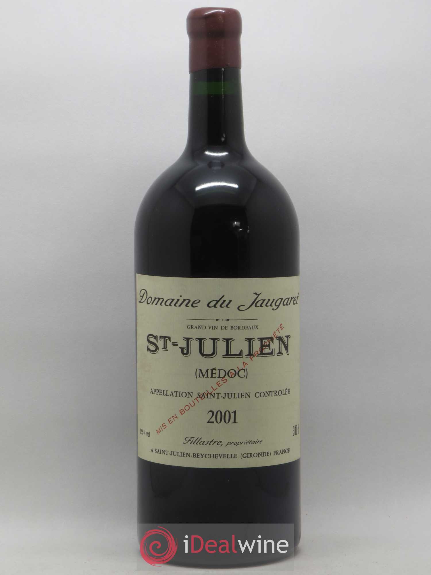 Domaine du Jaugaret 2001 - Lot de 1 double magnum - 0