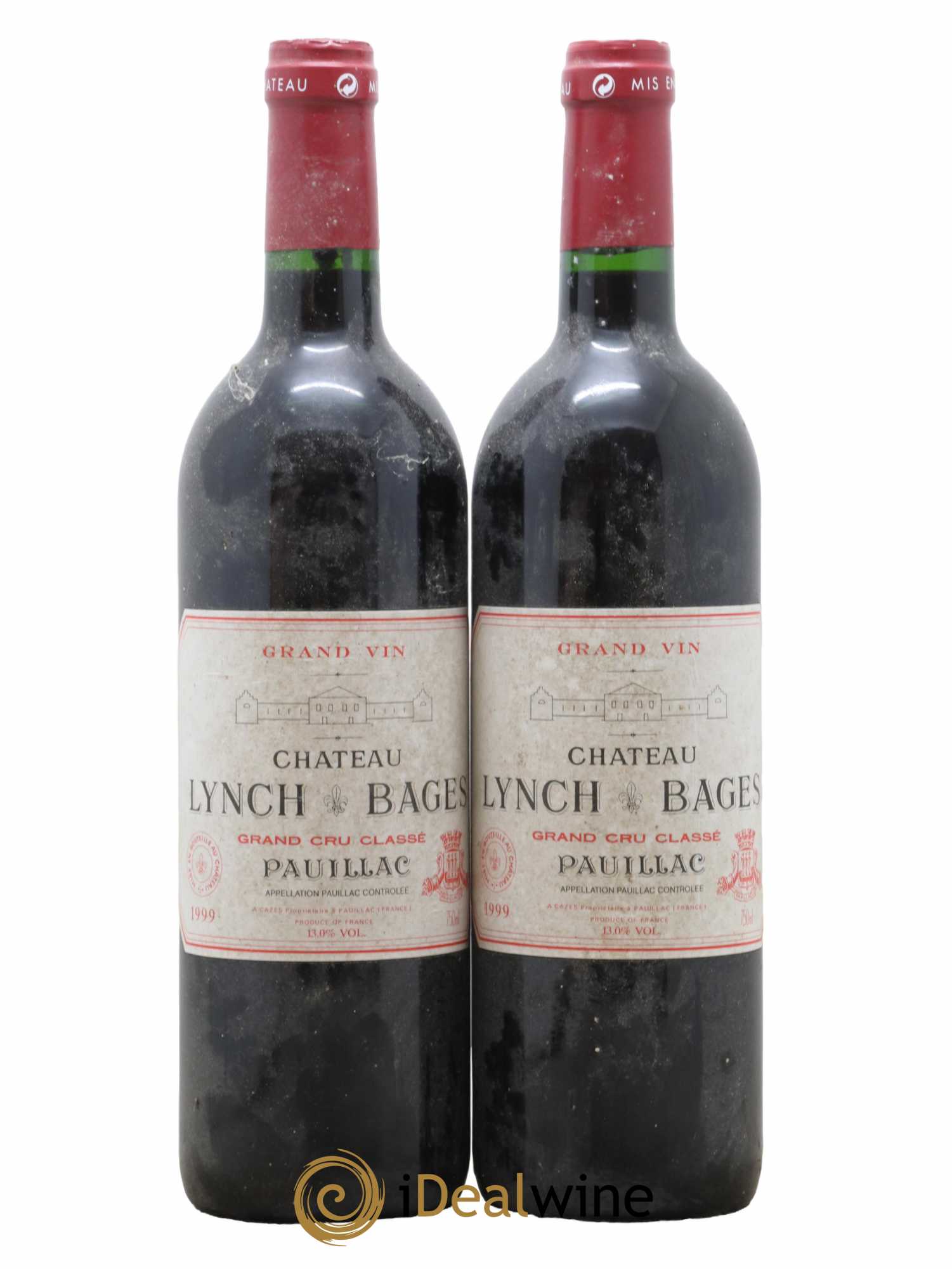 Château Lynch Bages 5ème Grand Cru Classé 1999 - Lot de 2 bouteilles - 0