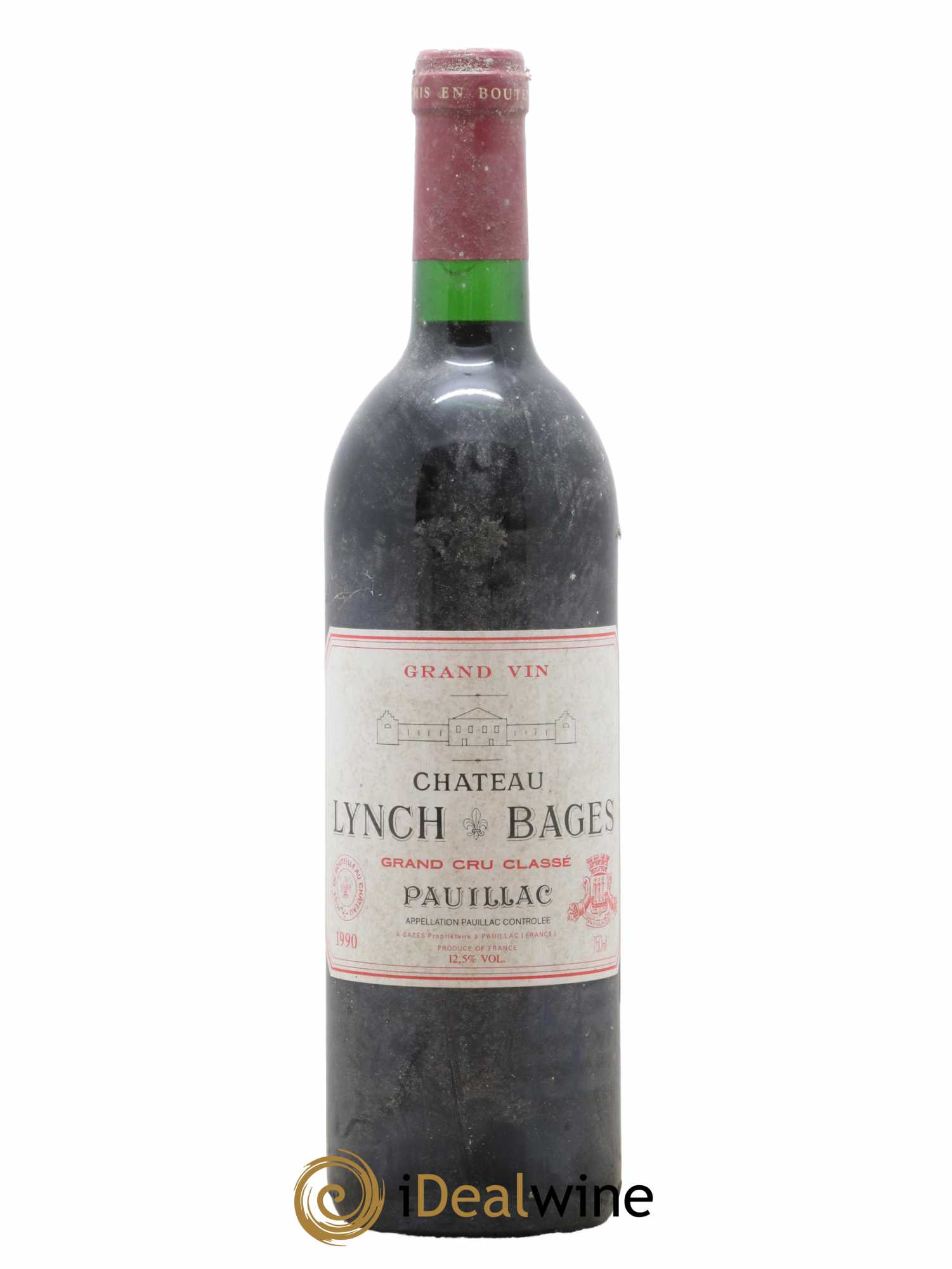 Château Lynch Bages 5ème Grand Cru Classé 1990 - Lot de 1 bouteille - 0