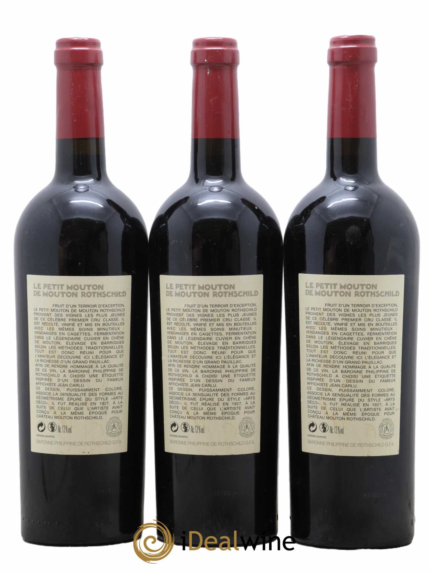 Petit Mouton Second Vin 2009 - Lot de 3 bouteilles - 1