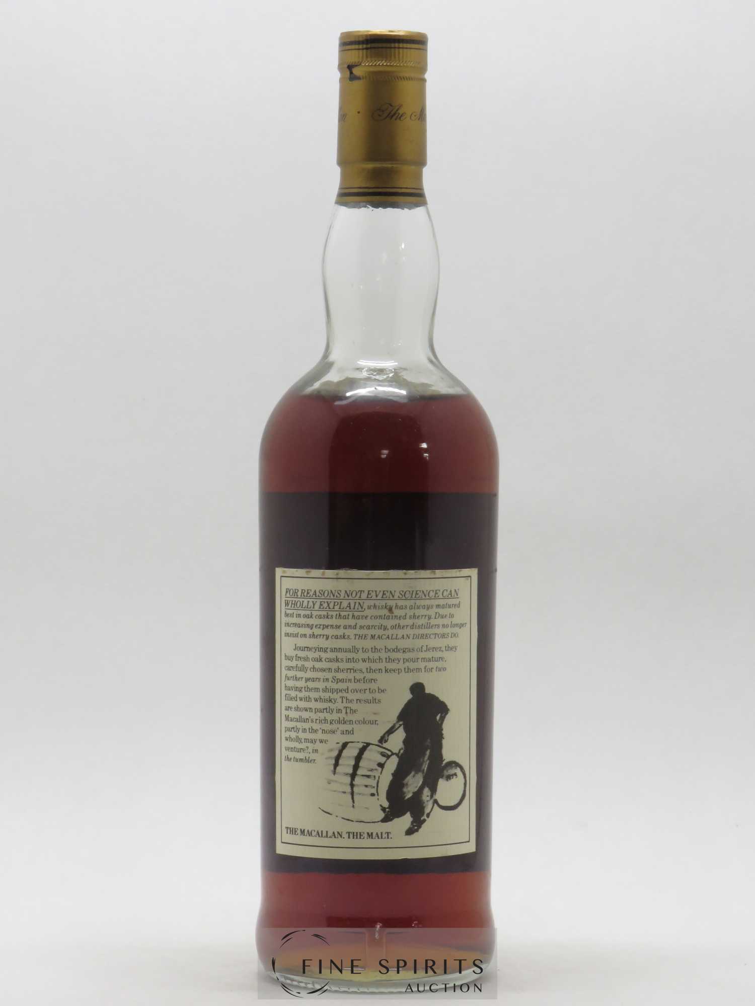 Macallan (The) 18 years 1967 Of. Sherry Wood Matured - bottled 1986 Corade Import - Lot de 1 bouteille - 1