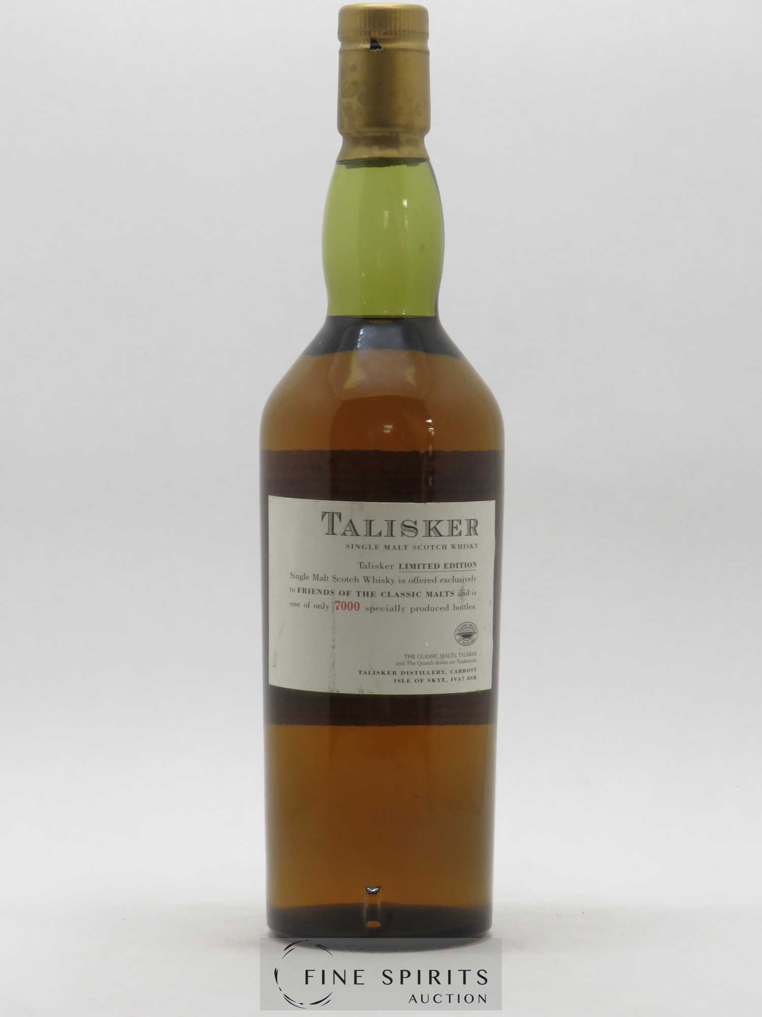 Talisker 1989 Of. One of 7000 - bottled 1999 Friends of the Classic Malts Limited Edition N°1298 - Posten von 1 Flasche - 1