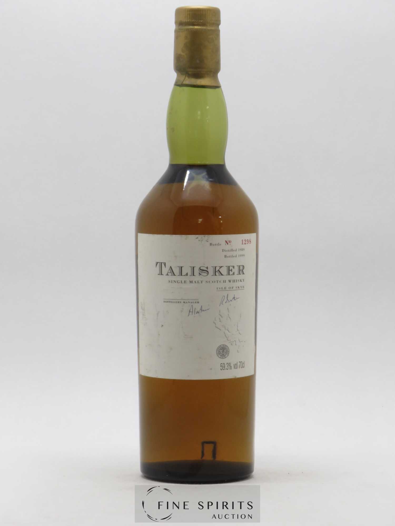 Talisker 1989 Of. One of 7000 - bottled 1999 Friends of the Classic Malts Limited Edition N°1298 - Posten von 1 Flasche - 0