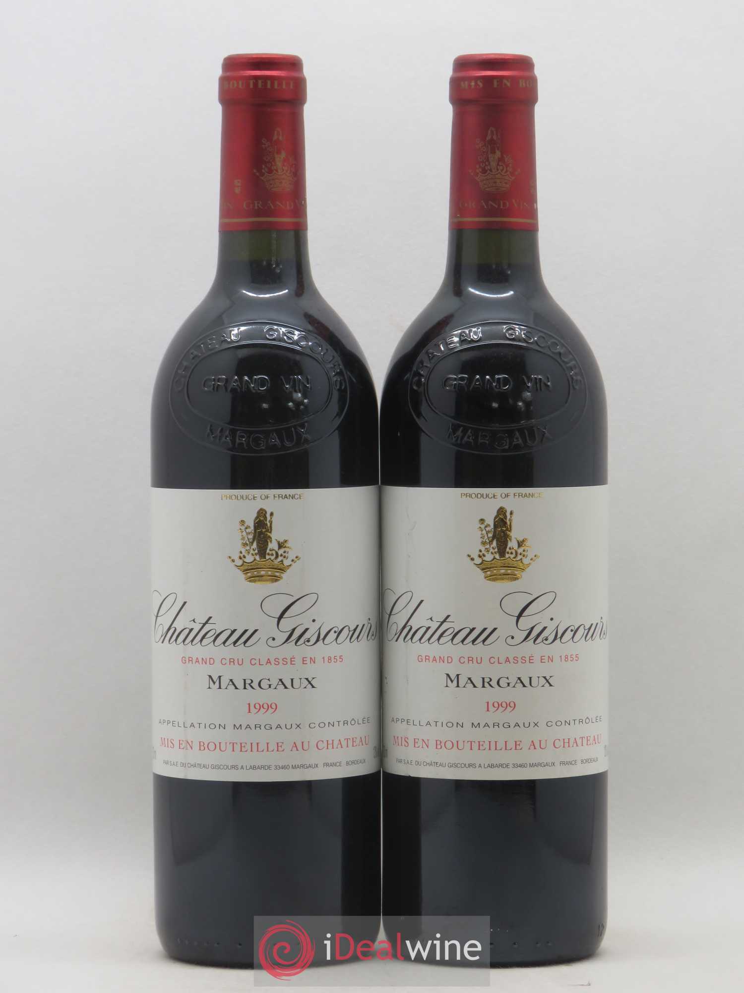 Château Giscours 3ème Grand Cru Classé 1999 - Lot de 2 bouteilles - 0