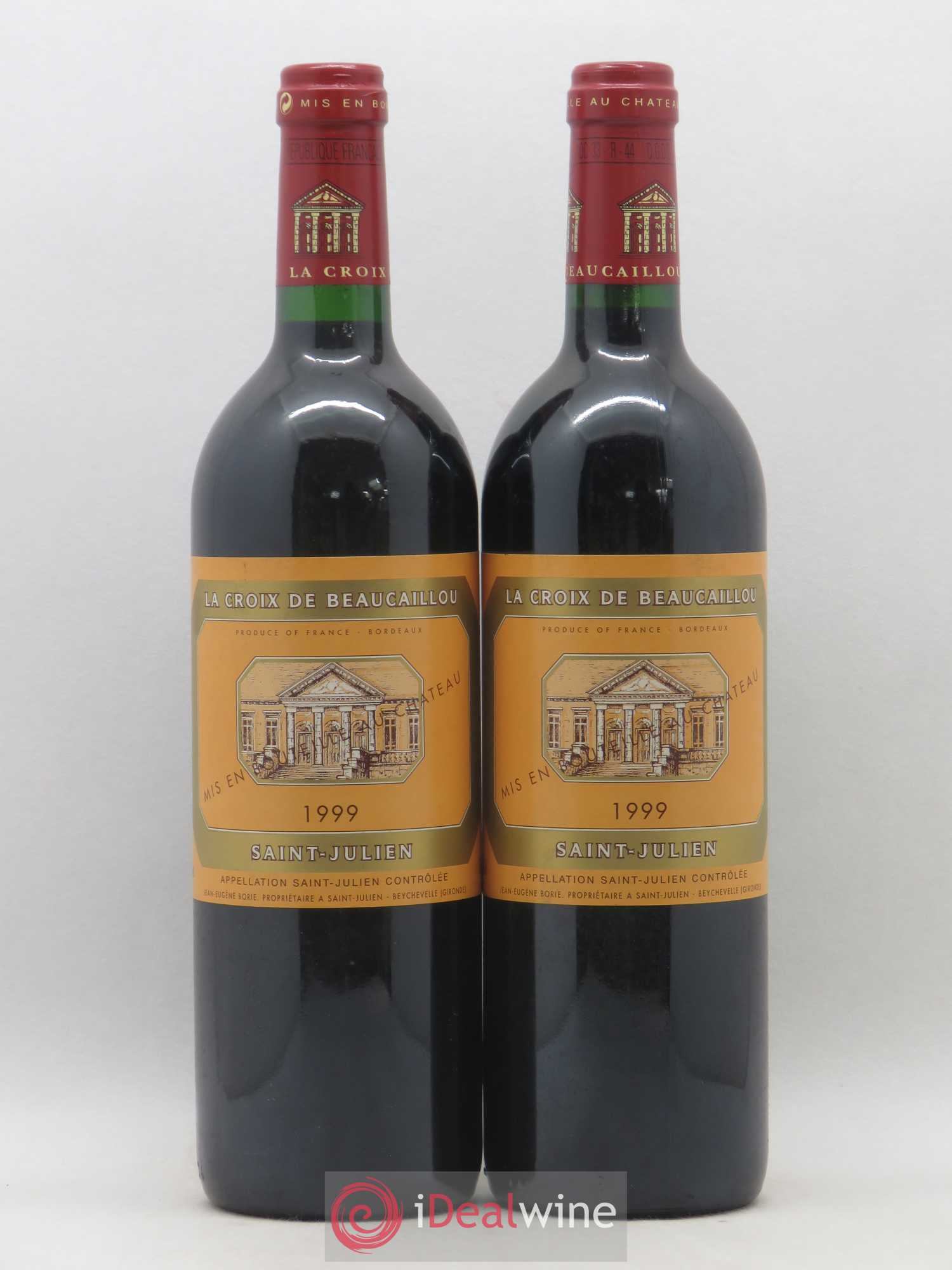 La Croix de Beaucaillou Second Vin 1999 - Lot de 2 bouteilles - 0