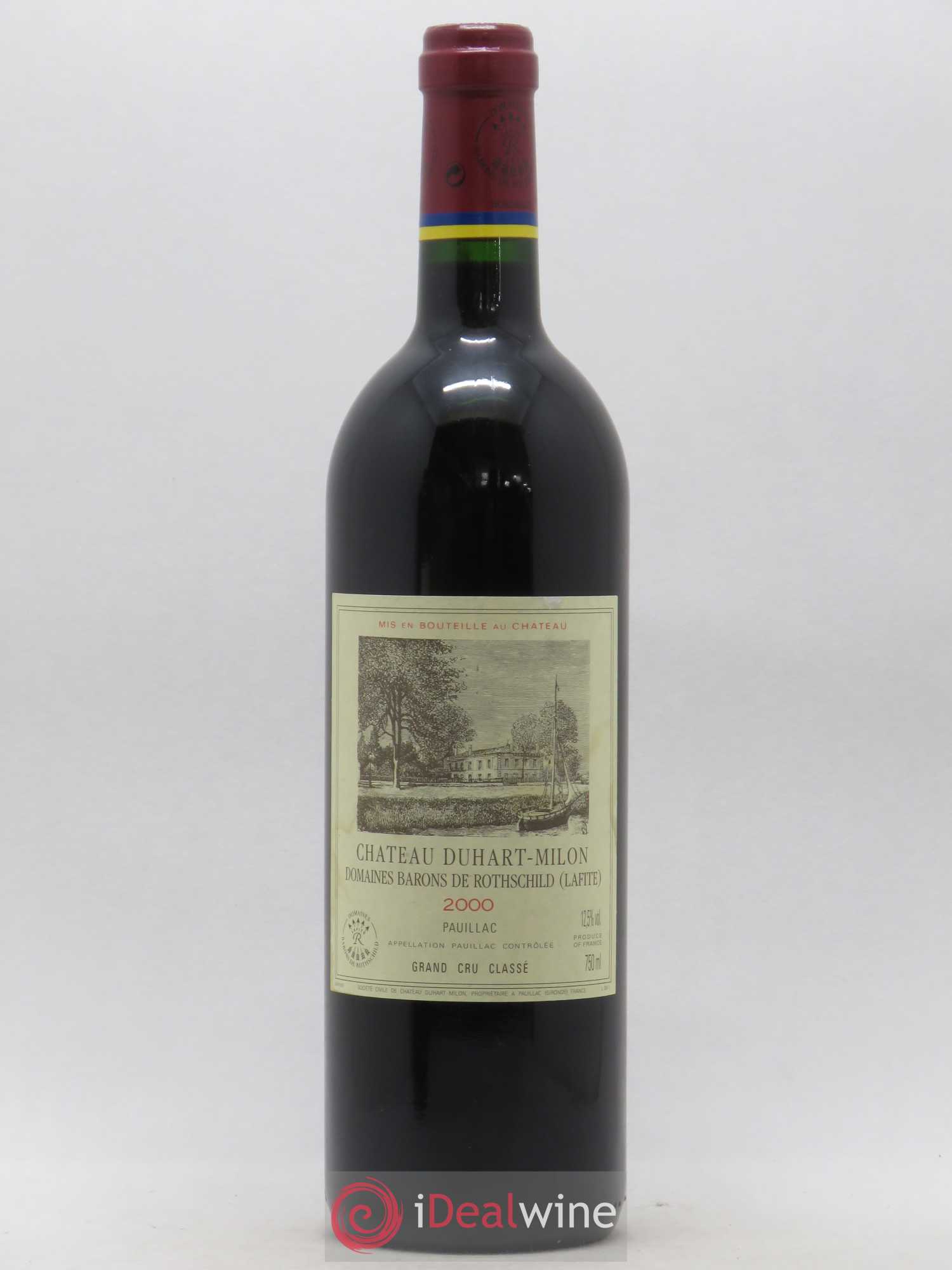 Château Duhart-Milon 4ème Grand Cru Classé 2000 - Lot de 1 bouteille - 0