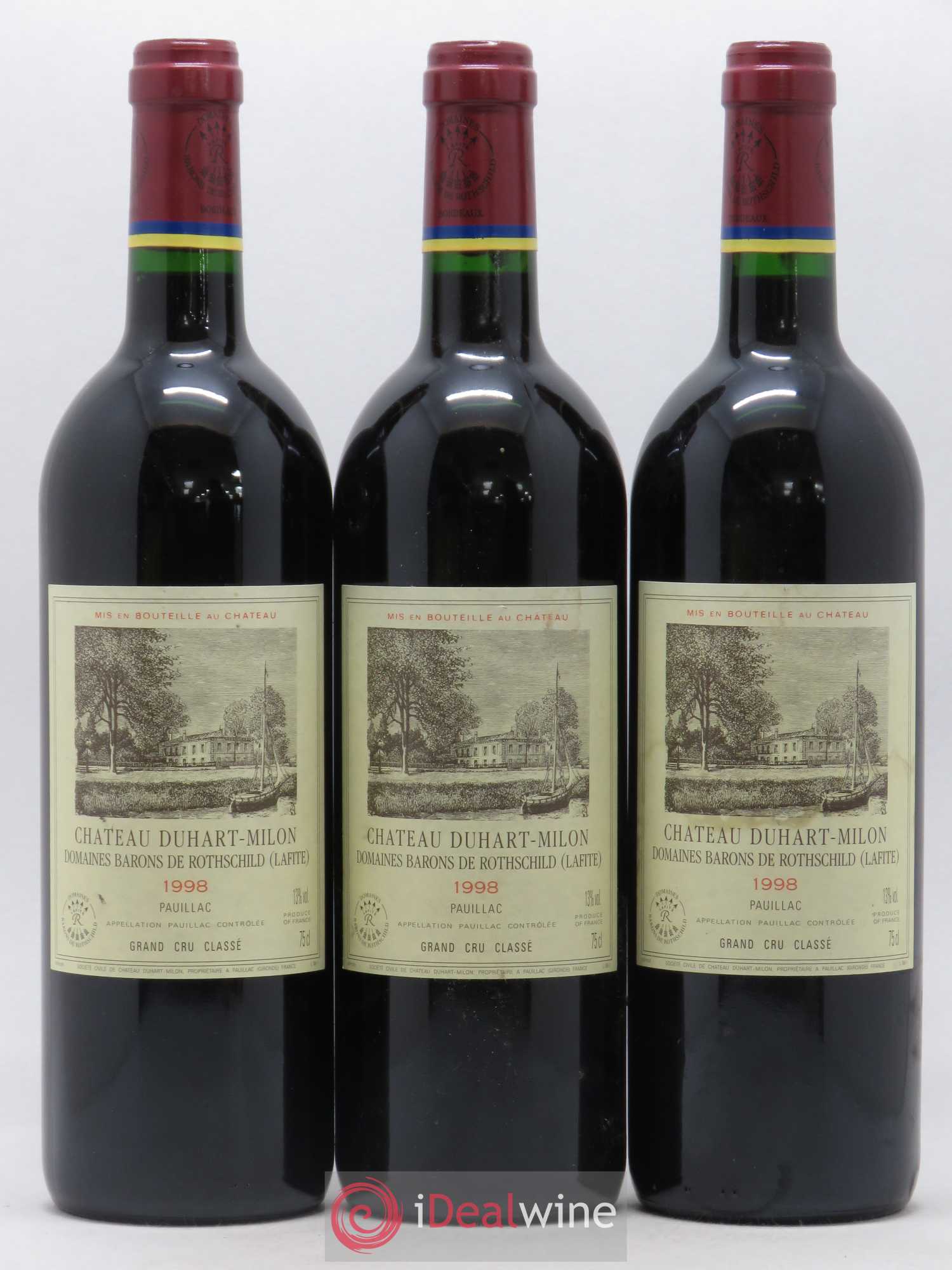 Château Duhart-Milon 4ème Grand Cru Classé 1998 - Lotto di 12 bottiglie - 2