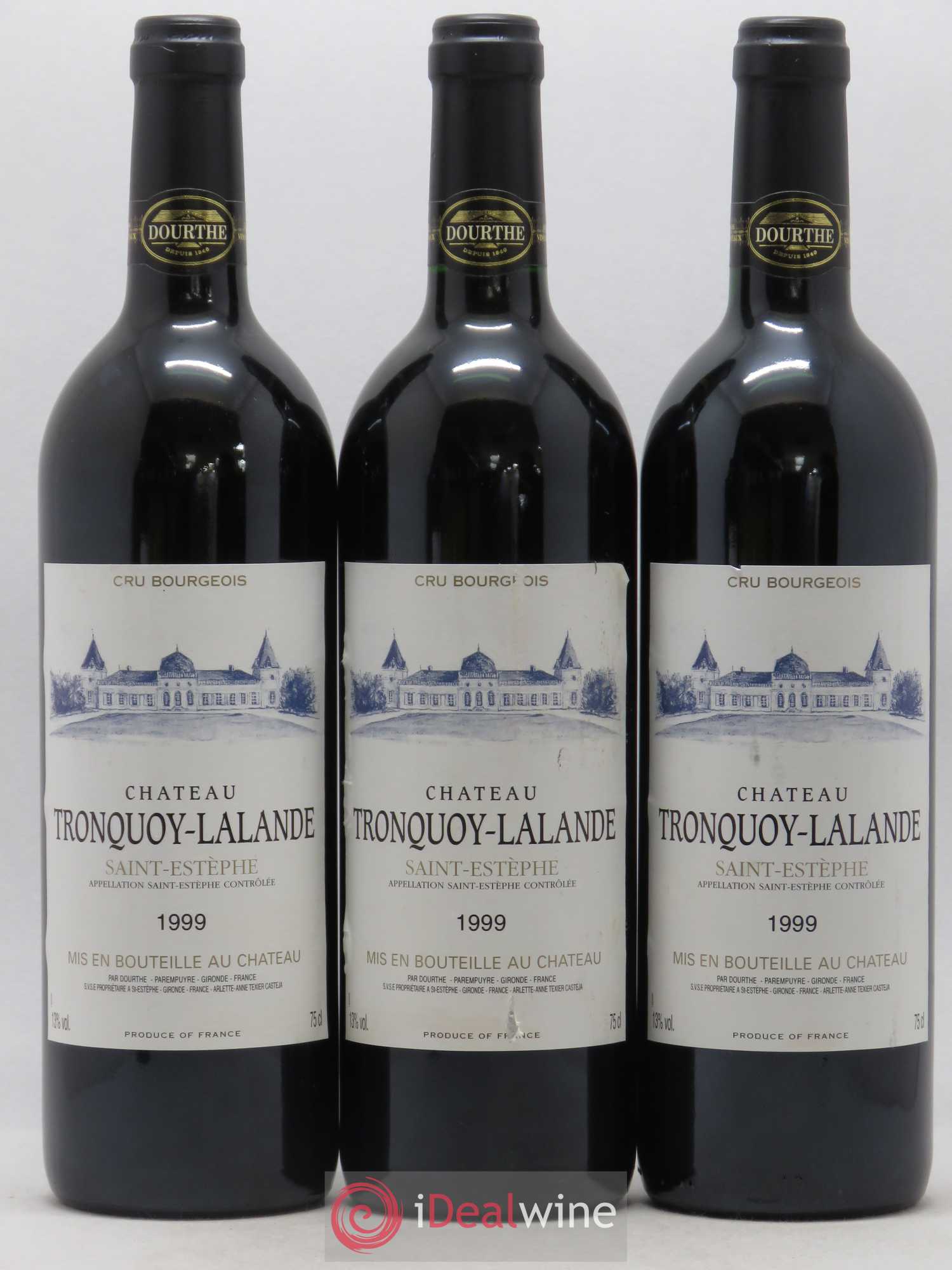 Château Tronquoy Lalande 1999 - Lot de 12 bouteilles - 1