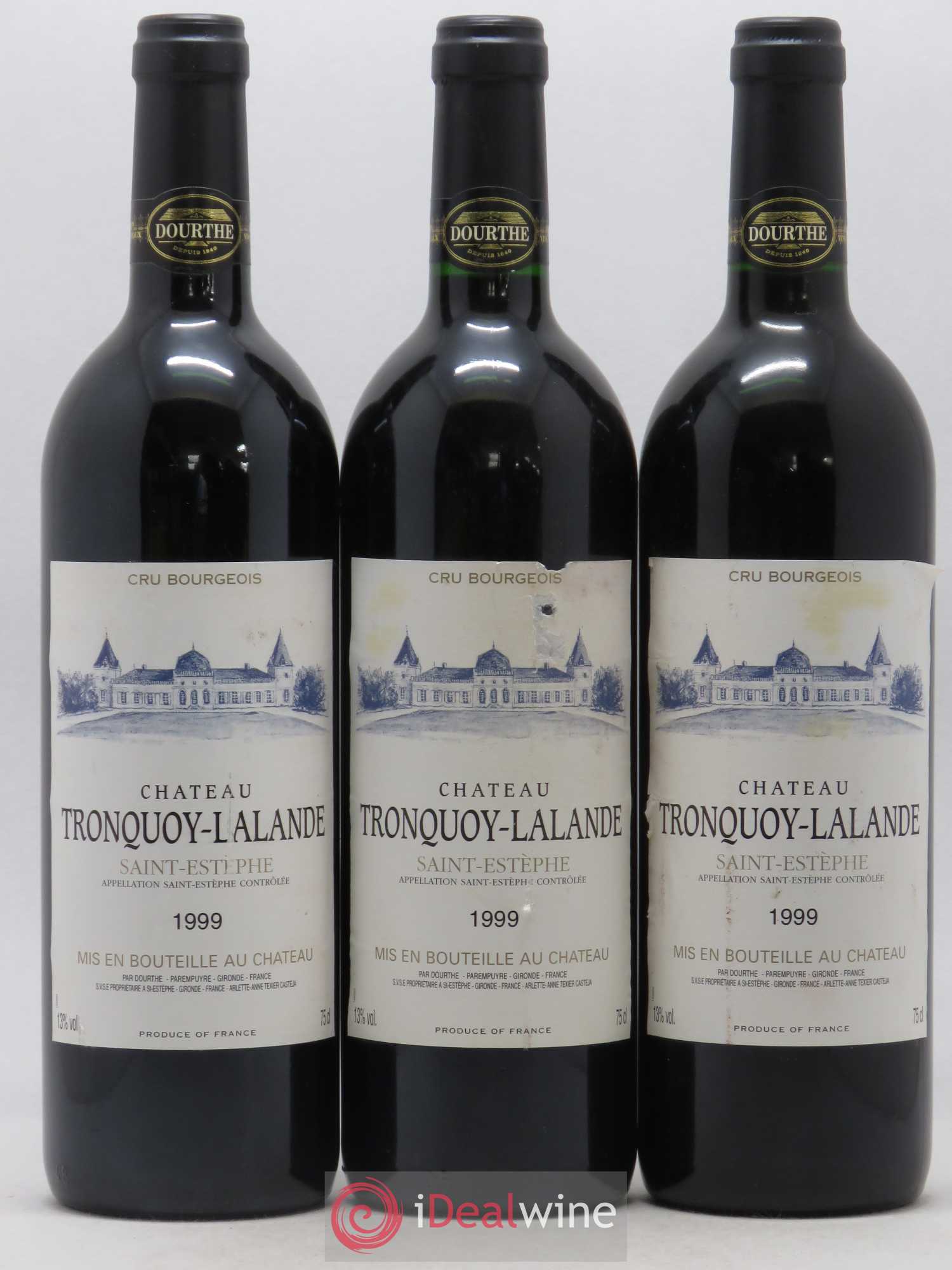 Château Tronquoy Lalande 1999 - Lot de 12 bouteilles - 2