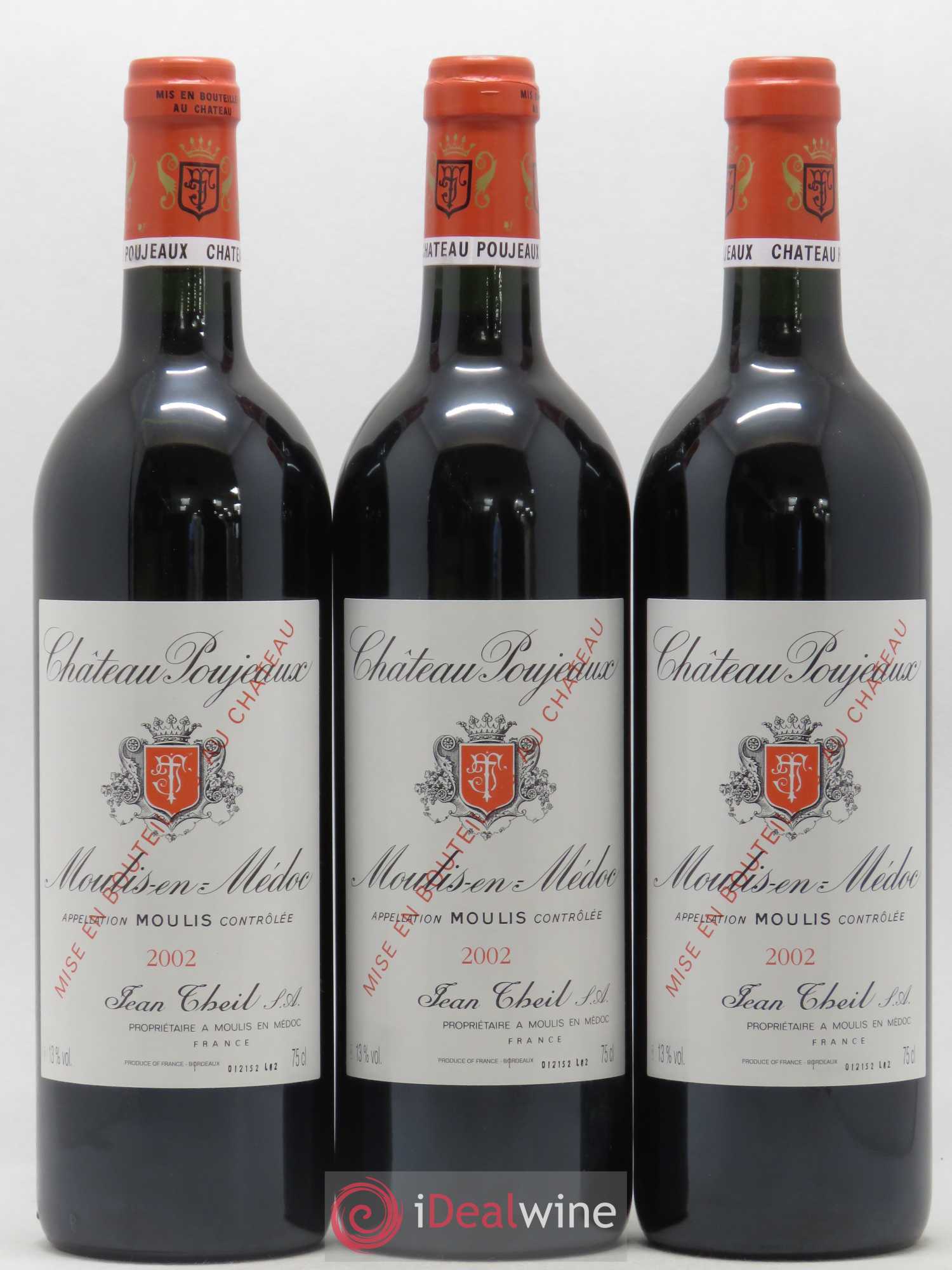 Château Poujeaux 2002 - Lot de 12 bouteilles - 4