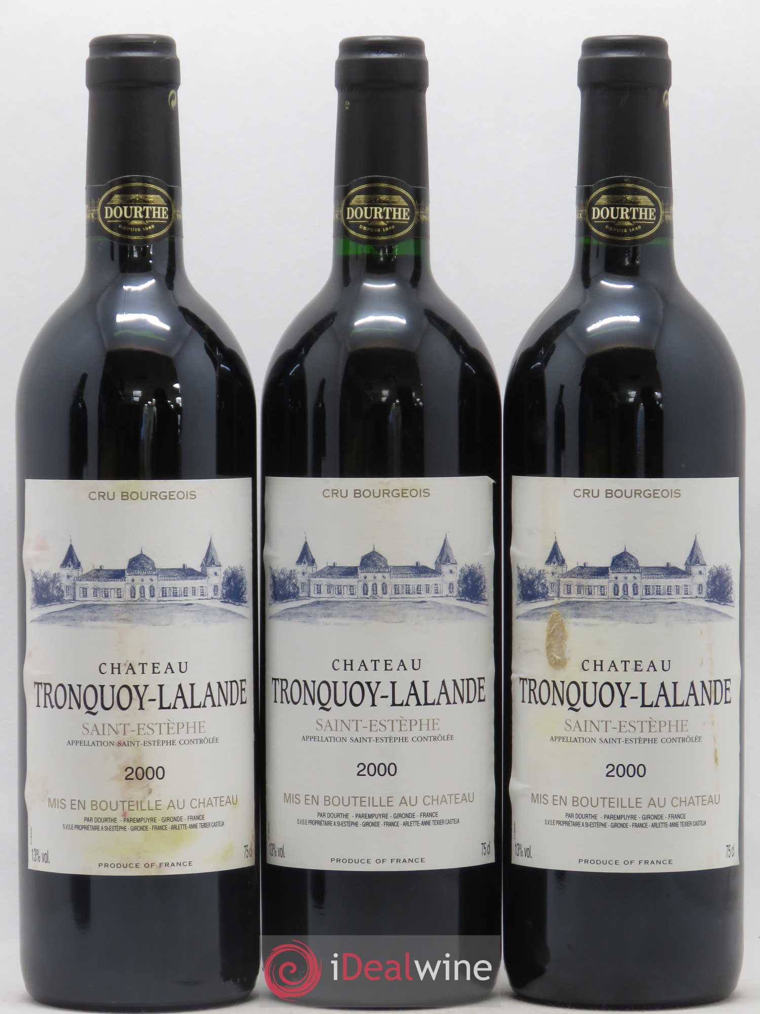 Château Tronquoy Lalande 2000 - Lot de 12 bouteilles - 2