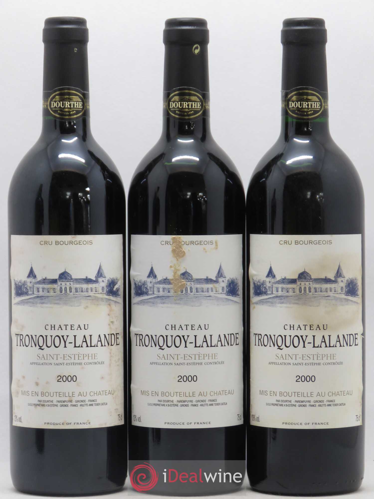 Château Tronquoy Lalande 2000 - Lot de 12 bouteilles - 3