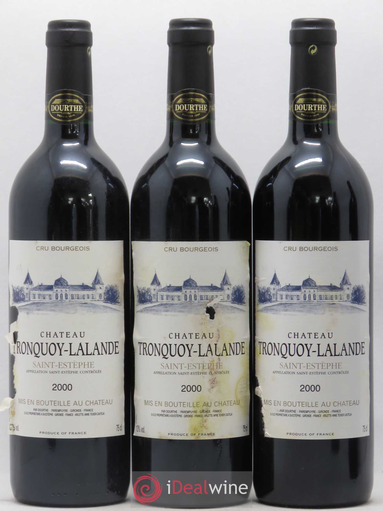 Château Tronquoy Lalande 2000 - Lot de 12 bouteilles - 4