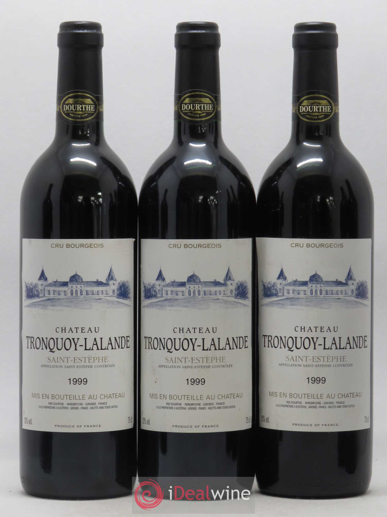 Château Tronquoy Lalande 1999 - Lot de 6 bouteilles - 1