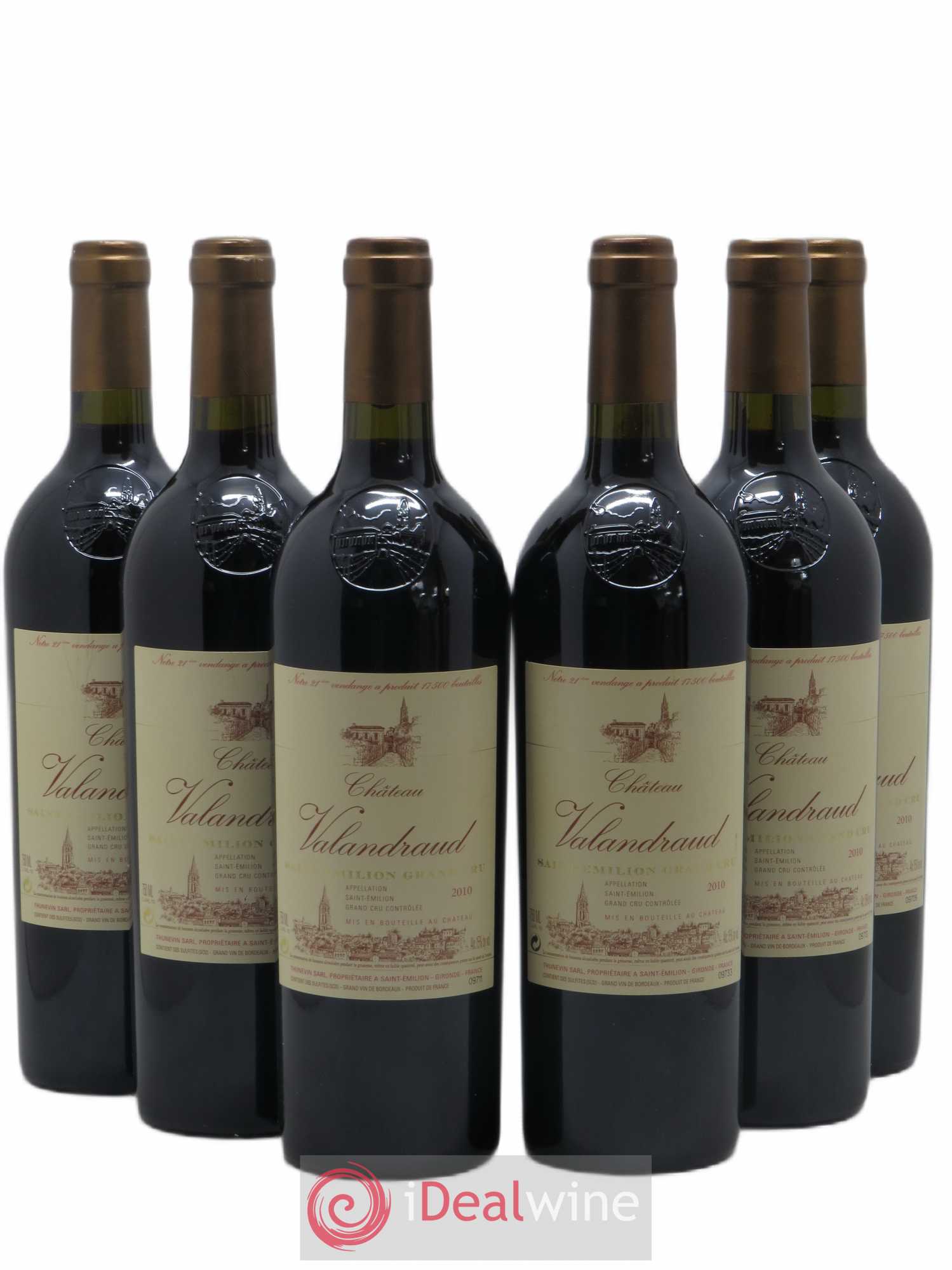 Château de Valandraud 2010 - Lot de 6 bouteilles - 0