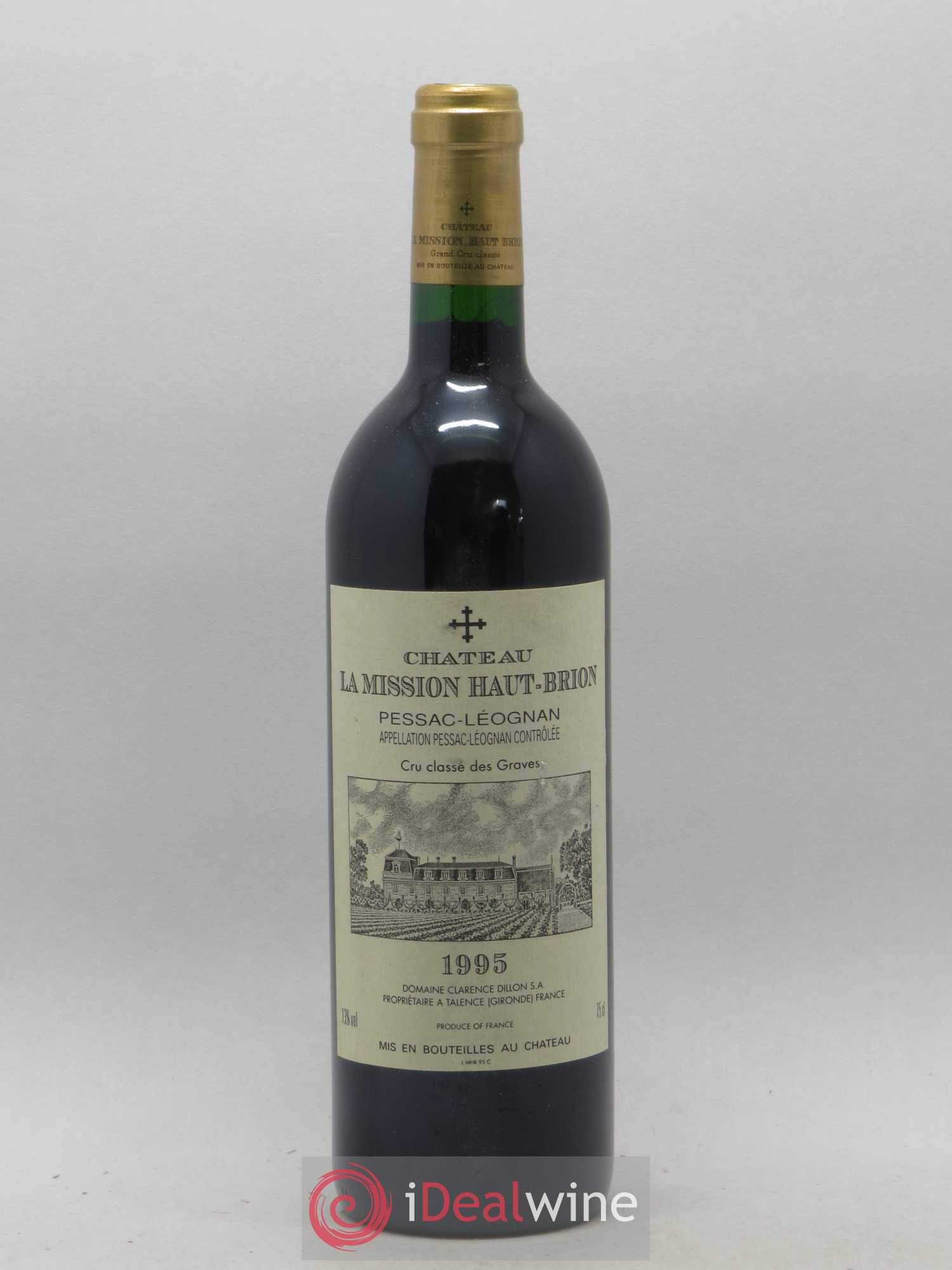 Château la Mission Haut-Brion Cru Classé de Graves 1995 - Lot de 1 bouteille - 0