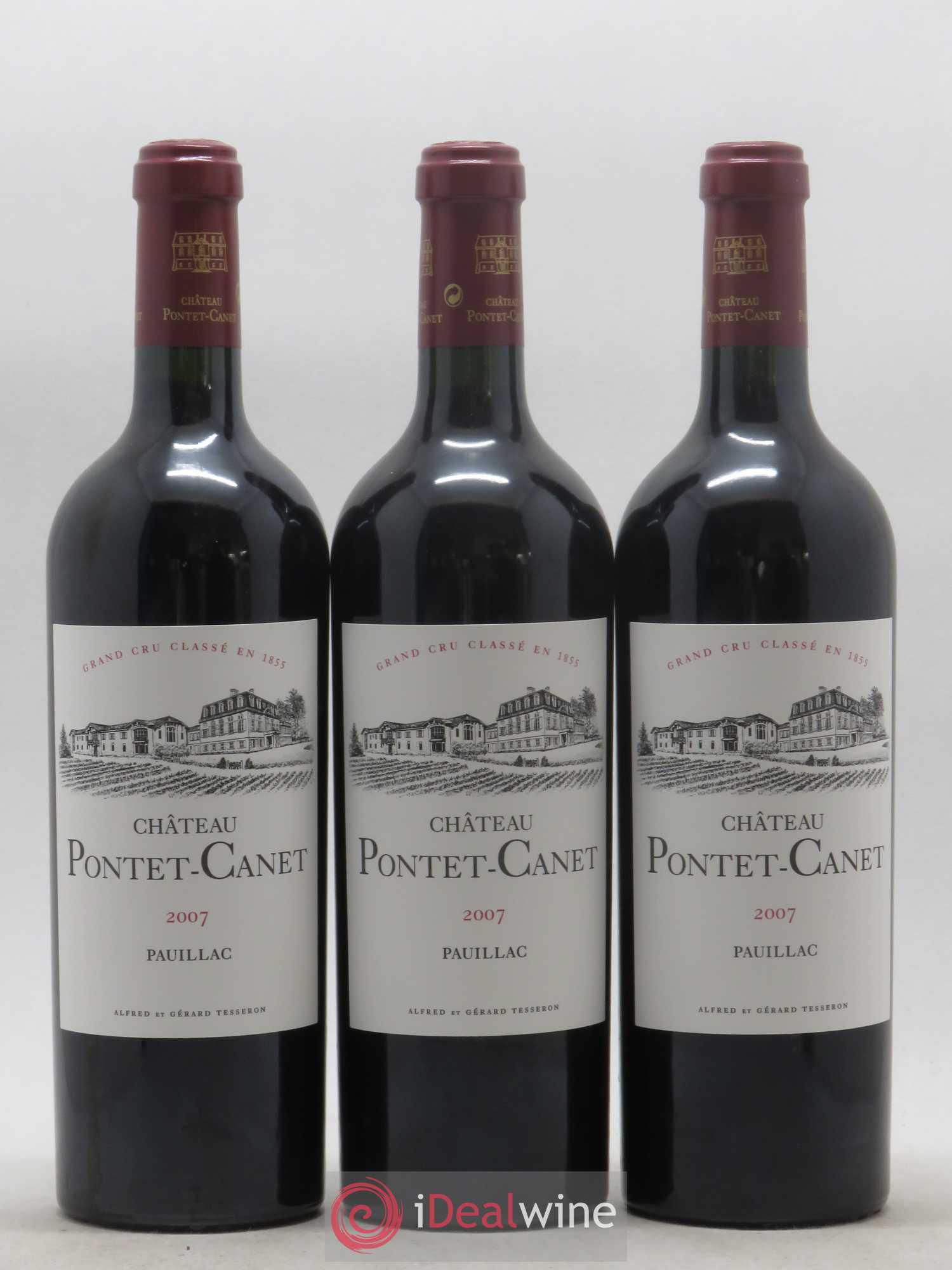 Château Pontet Canet 5ème Grand Cru Classé 2007 - Lot de 12 bouteilles - 2
