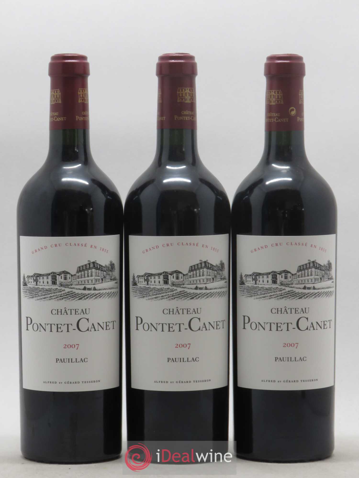 Château Pontet Canet 5ème Grand Cru Classé 2007 - Lot de 12 bouteilles - 3
