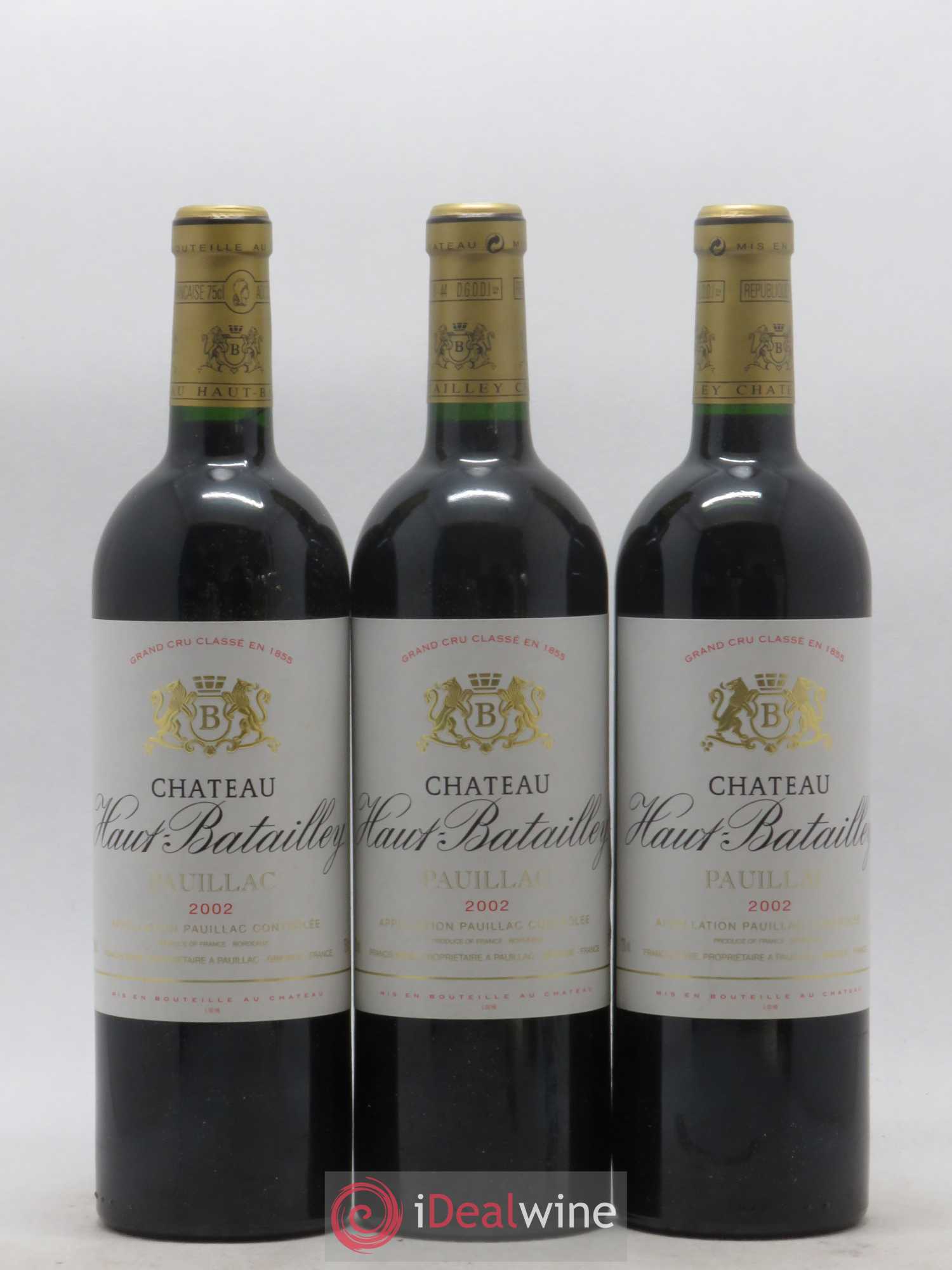 Château Haut Batailley 5ème Grand Cru Classé 2002 - Lot de 12 bouteilles - 2
