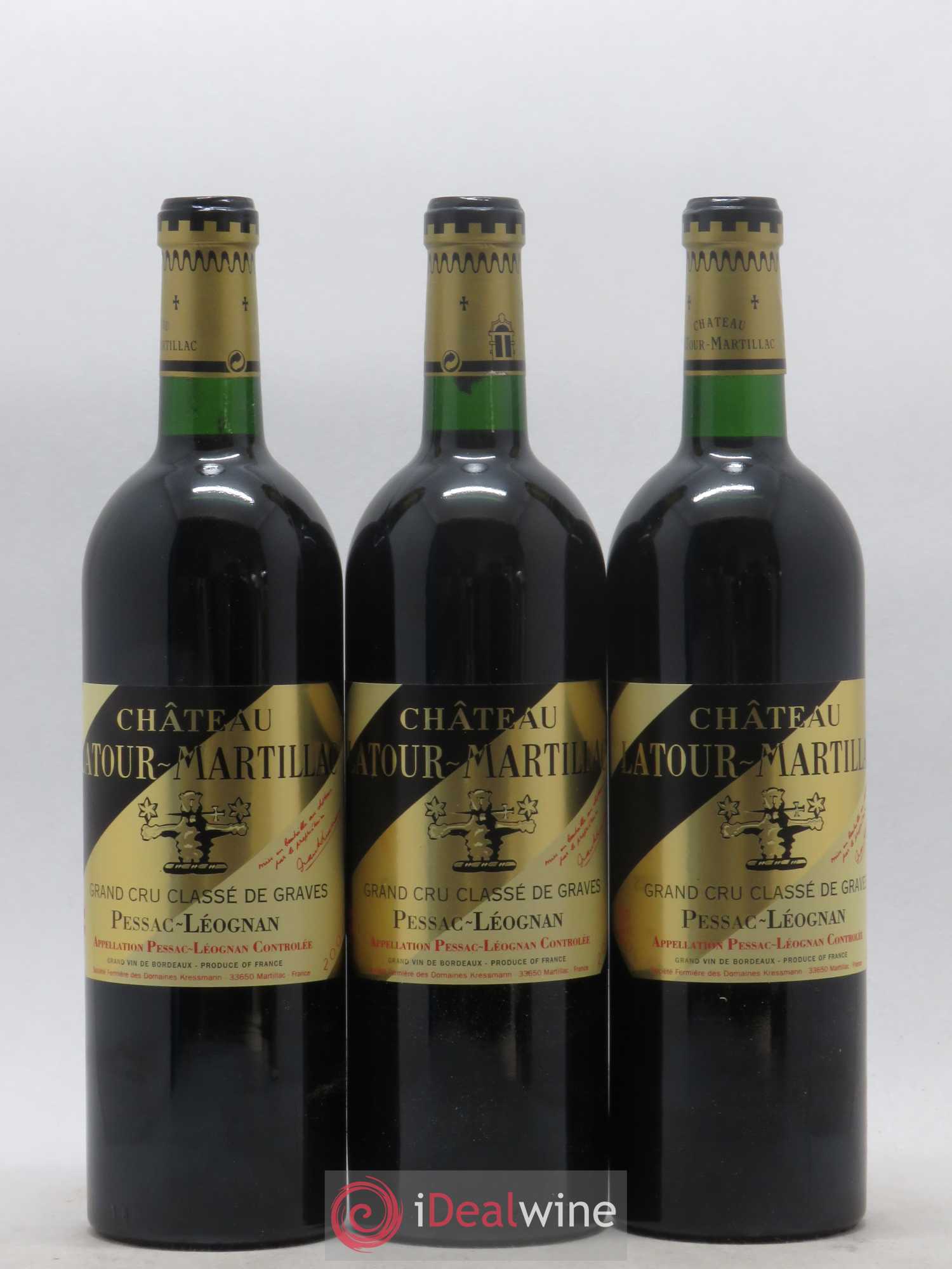 Château Latour-Martillac Cru Classé de Graves 2001 - Lot de 12 bouteilles - 3