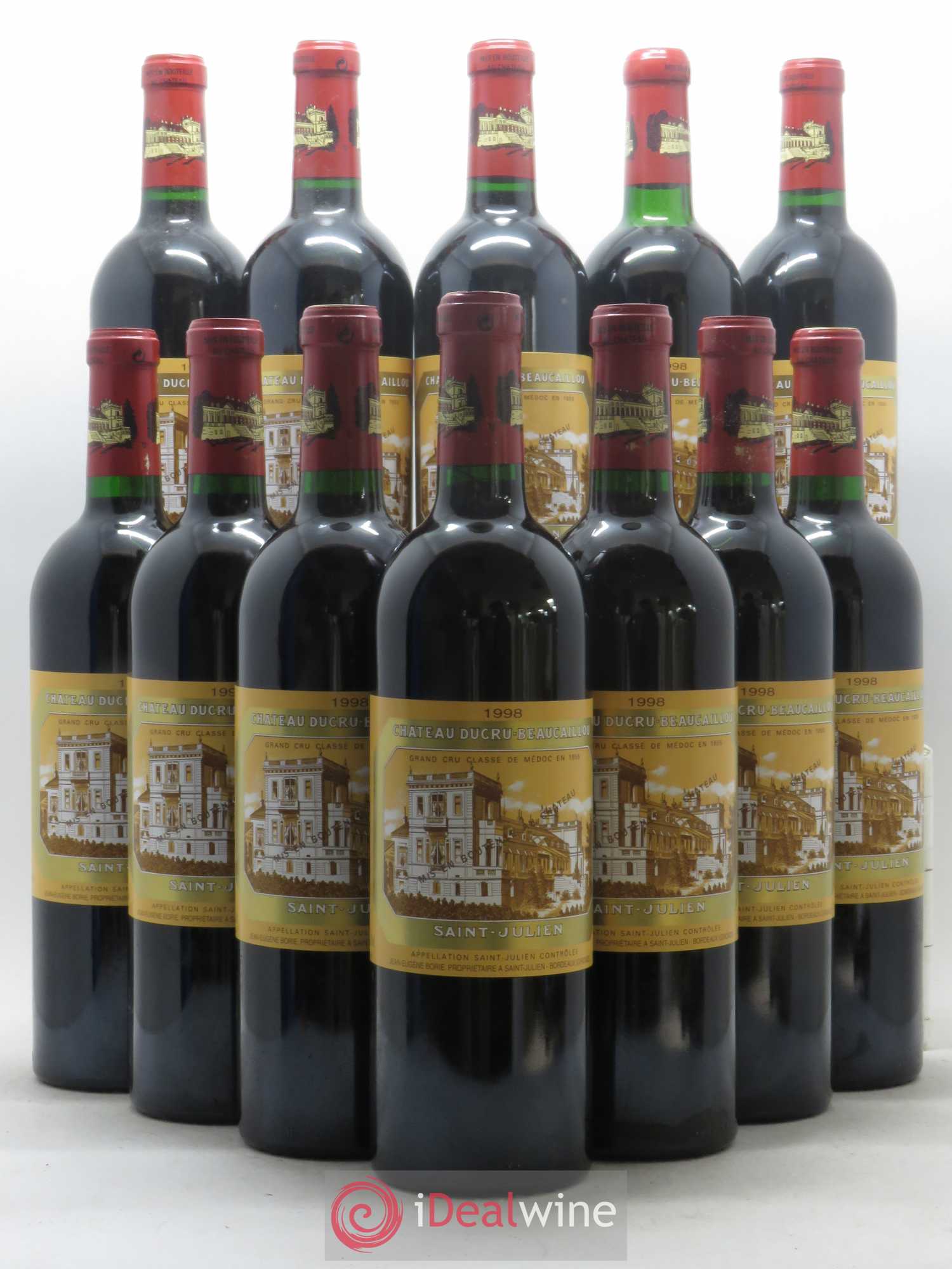 Château Ducru Beaucaillou 2ème Grand Cru Classé 1998 - Lot de 12 bouteilles - 0
