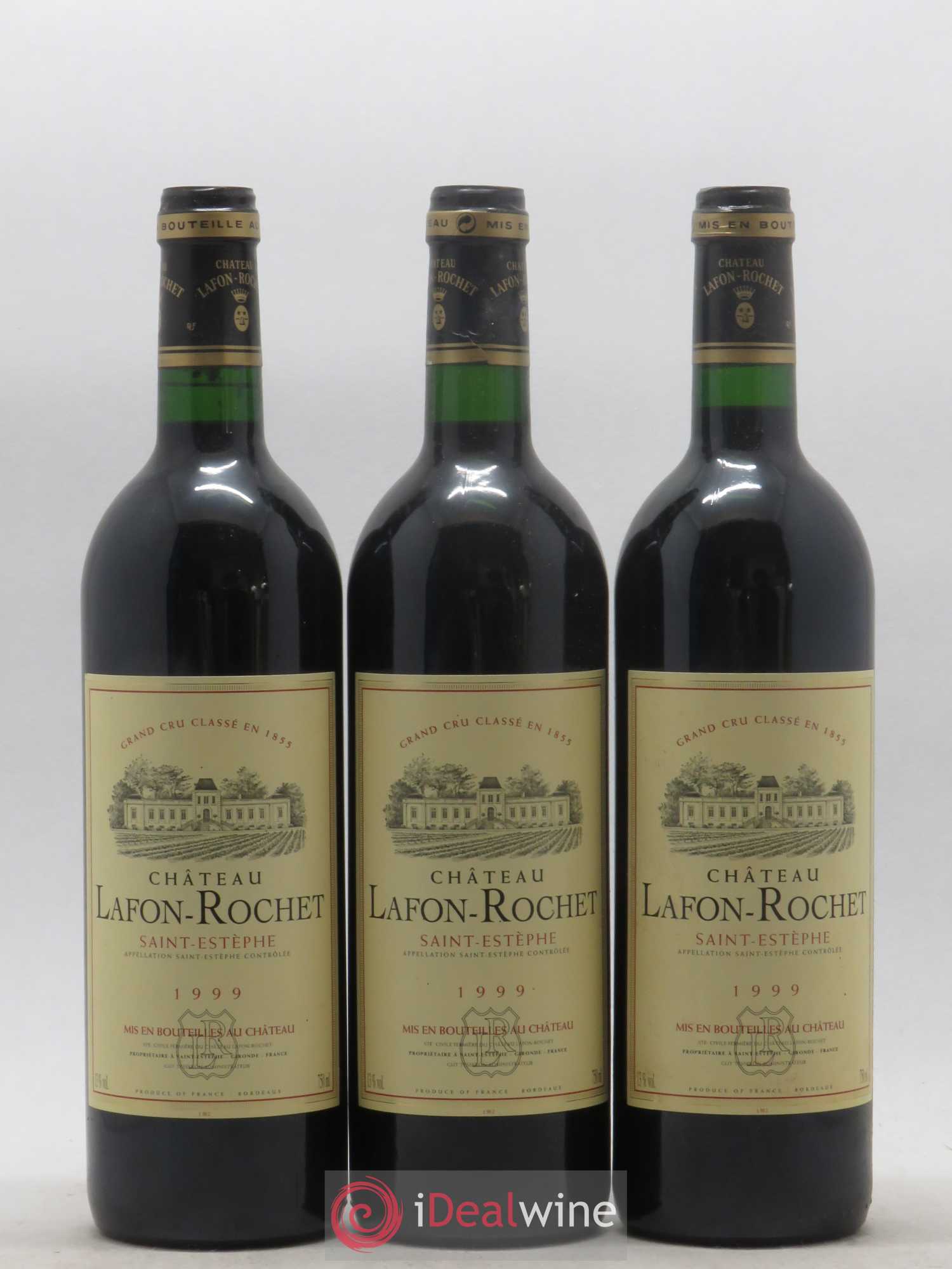 Château Lafon Rochet 4ème Grand Cru Classé 1999 - Lot de 12 bouteilles - 2