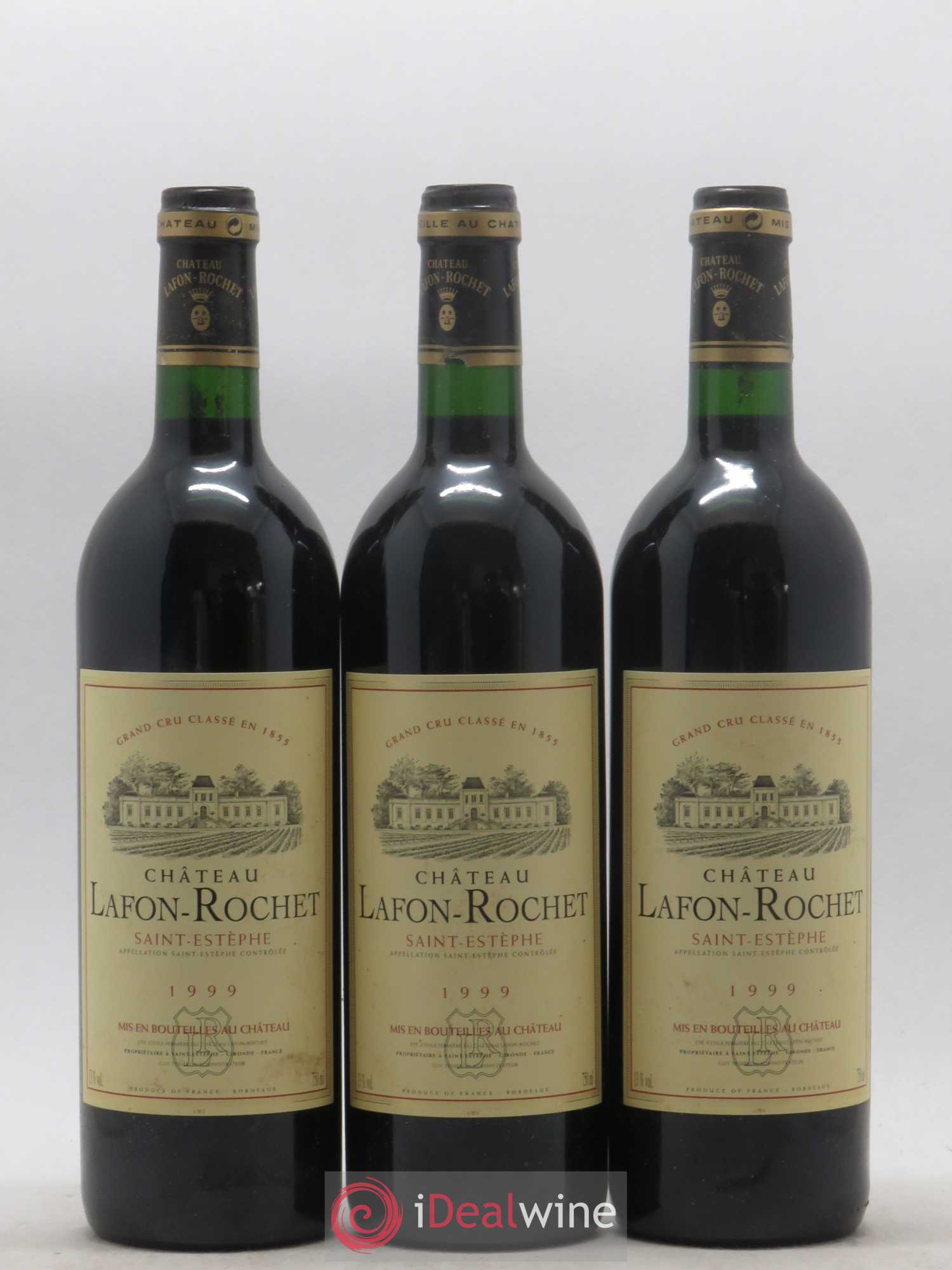 Château Lafon Rochet 4ème Grand Cru Classé 1999 - Lot de 12 bouteilles - 4