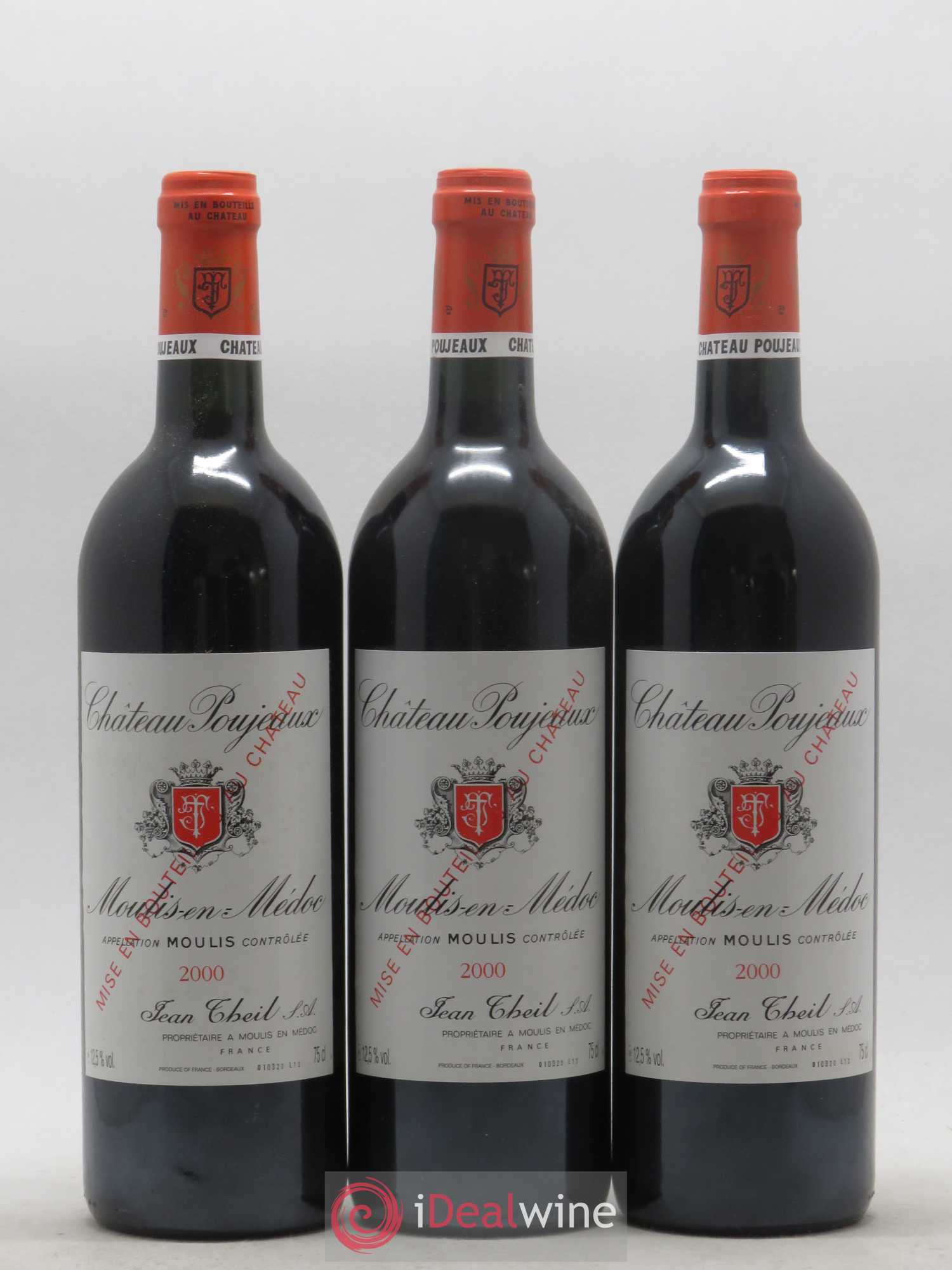 Château Poujeaux 2000 - Lot de 12 bouteilles - 1