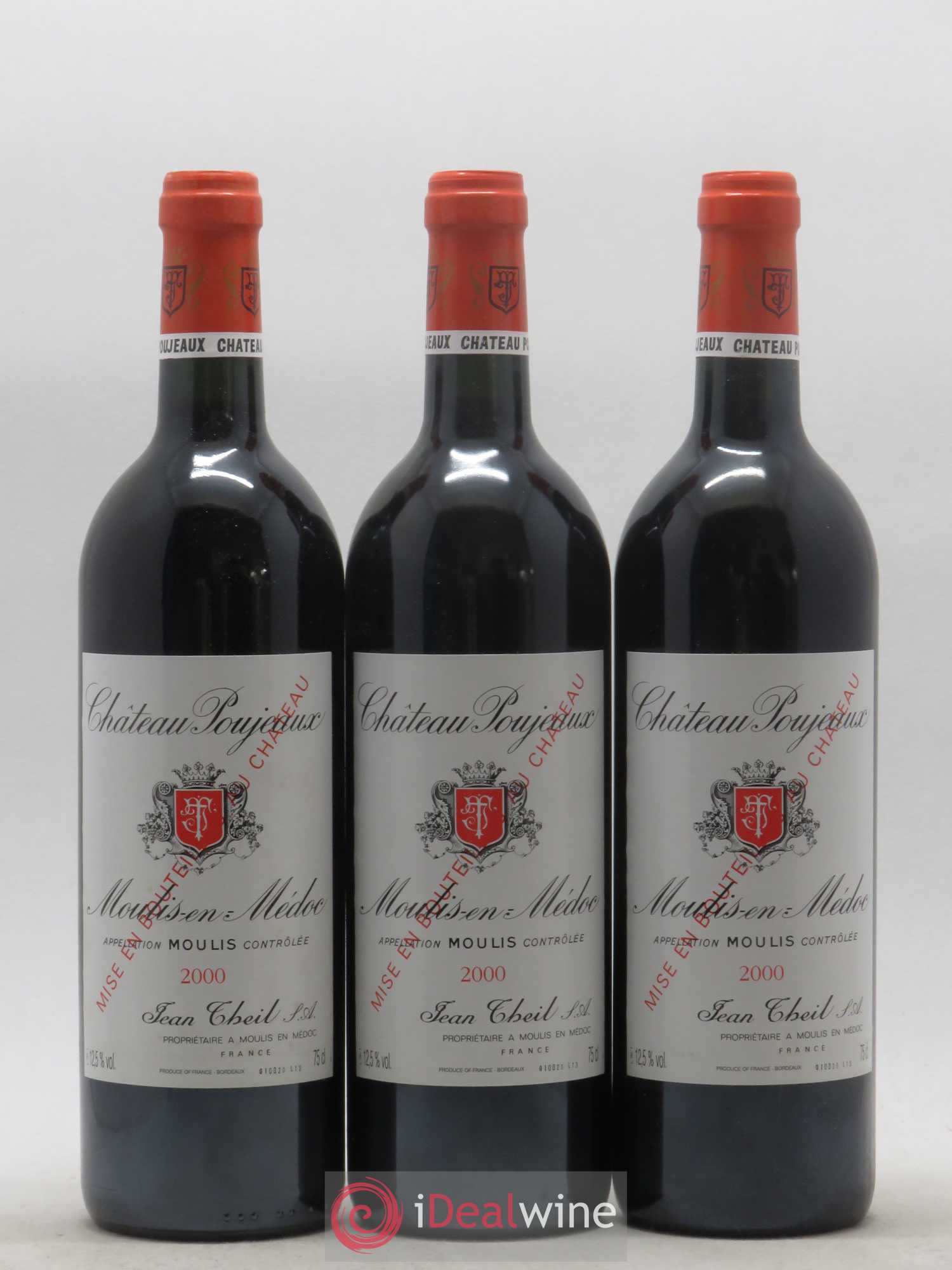 Château Poujeaux 2000 - Lot de 12 bouteilles - 2