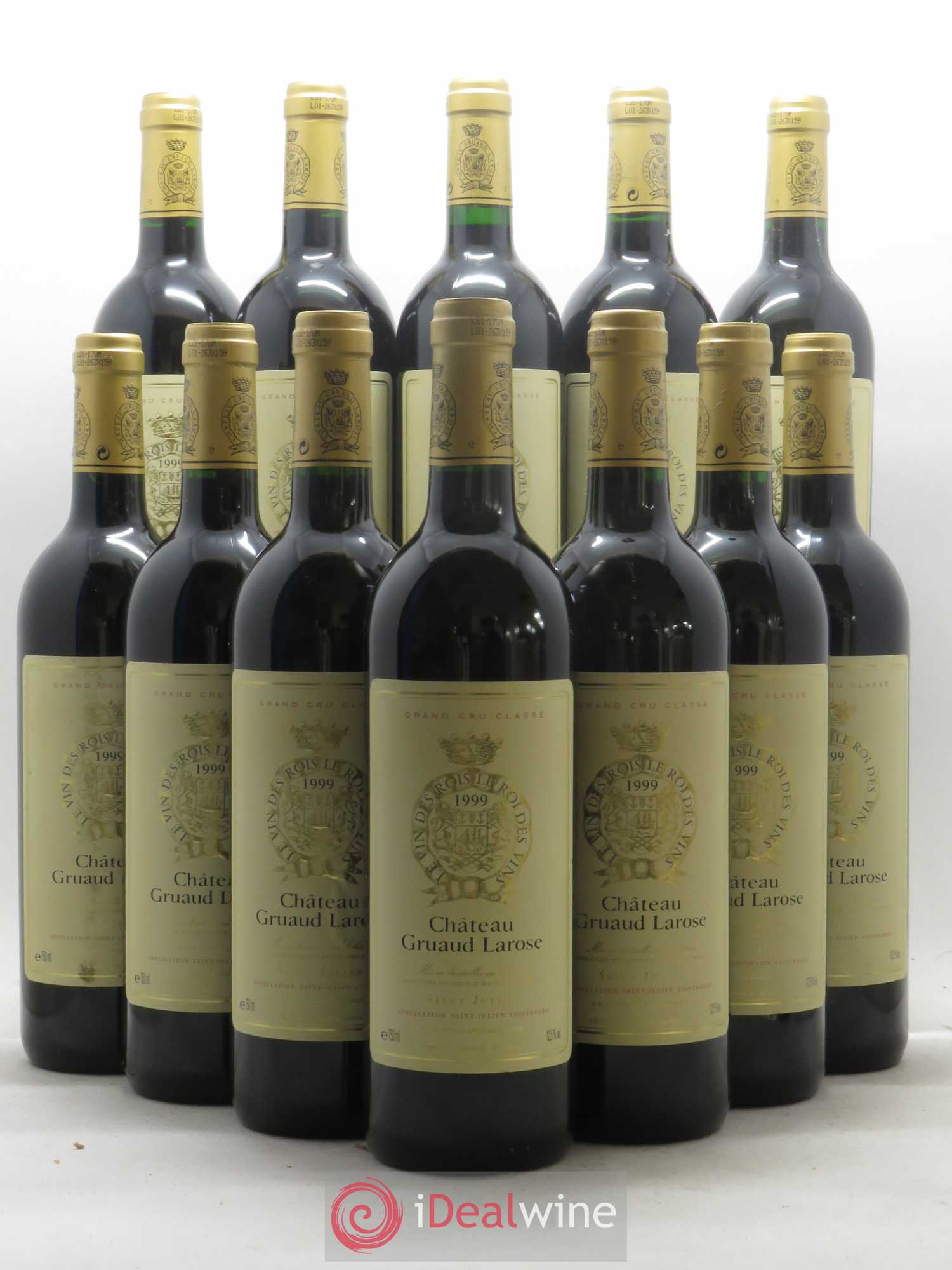 Château Gruaud Larose 2ème Grand Cru Classé 1999 - Lot de 12 bouteilles - 0