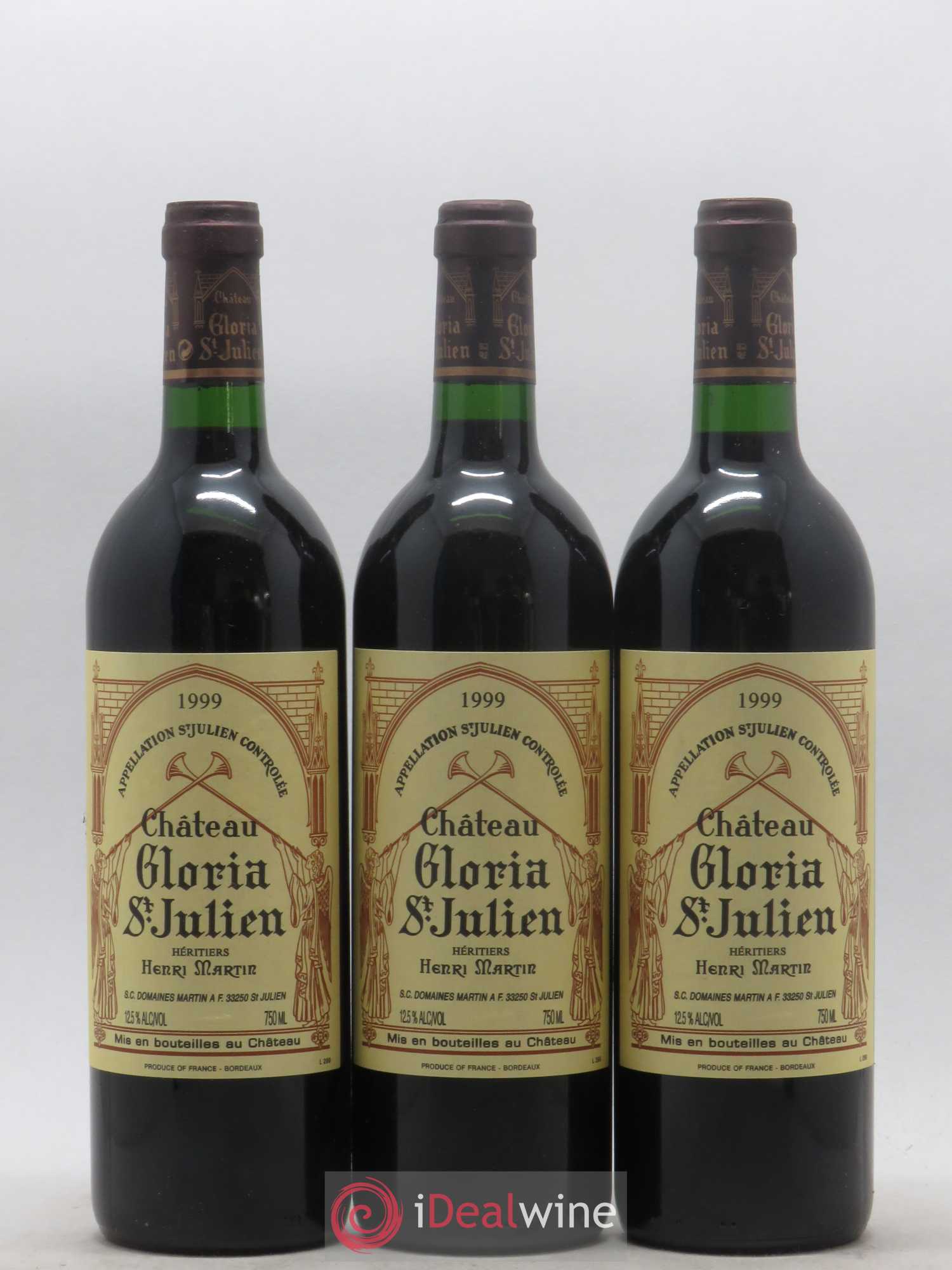 Château Gloria 1999 - Lot de 12 bouteilles - 1