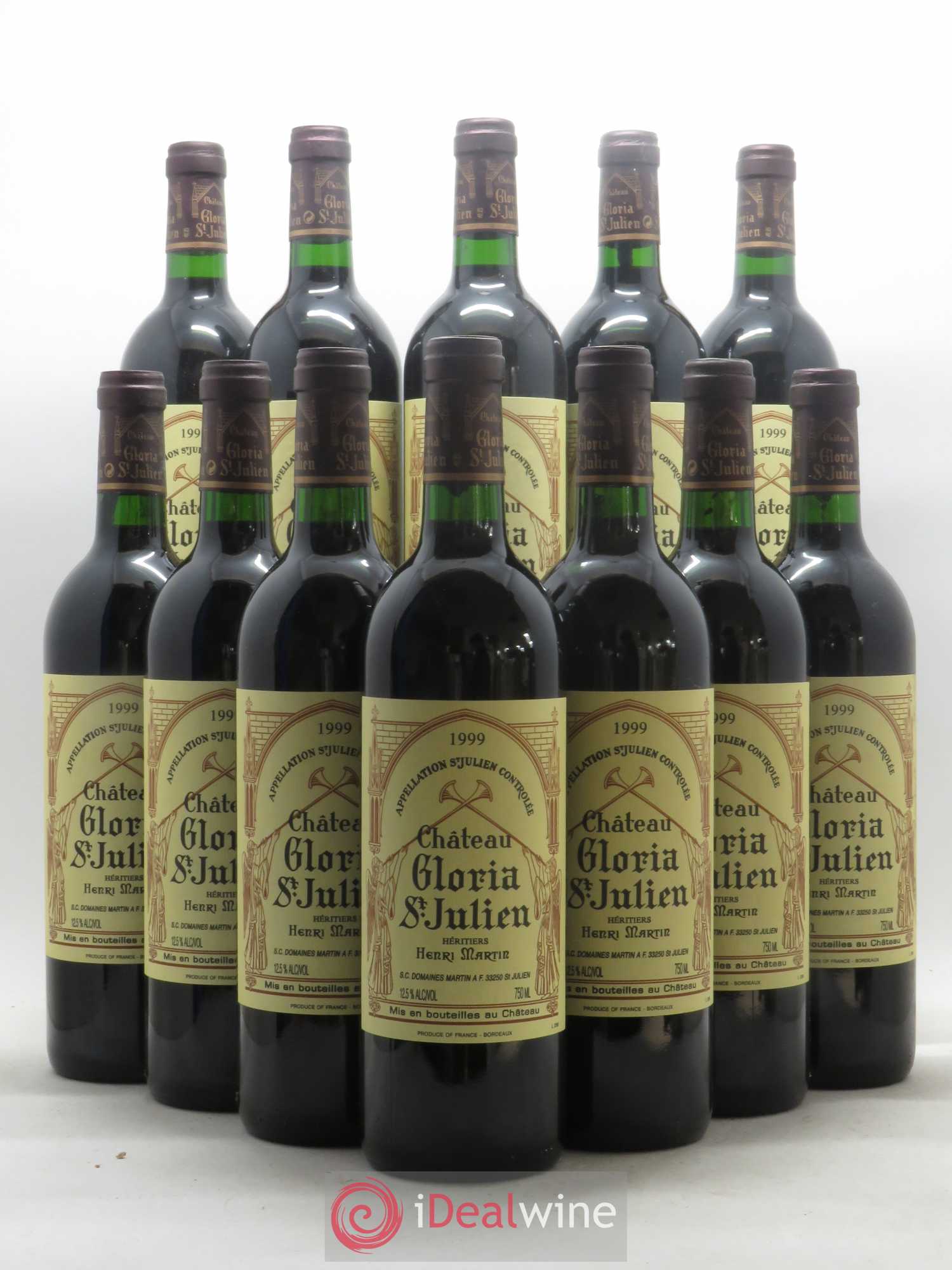 Château Gloria 1999 - Lot de 12 bouteilles - 0