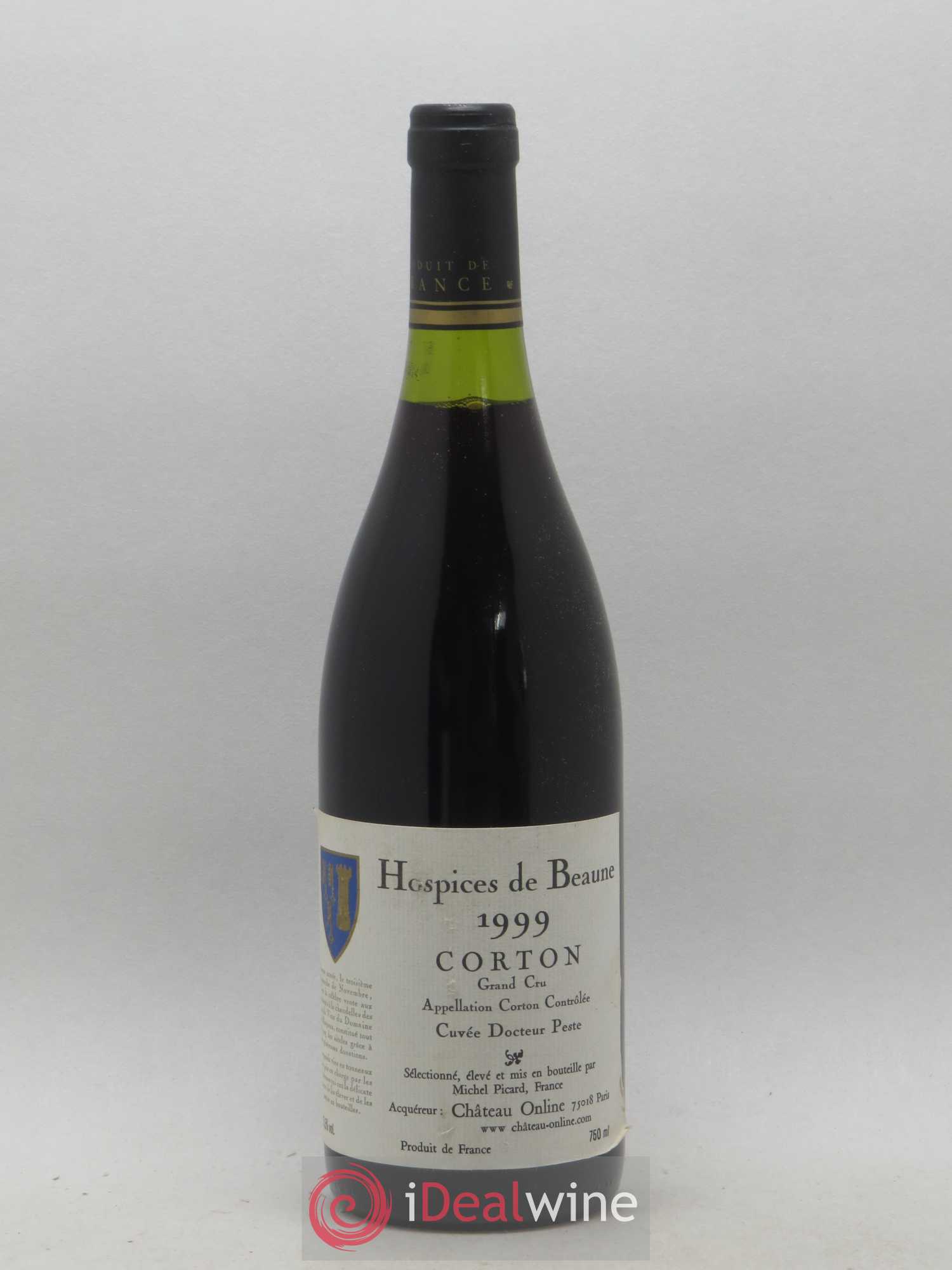 Corton Grand Cru Hospice de Beaune Cuvée Docteur Peste Michel Picard 1999 - Posten von 1 Flasche - 0